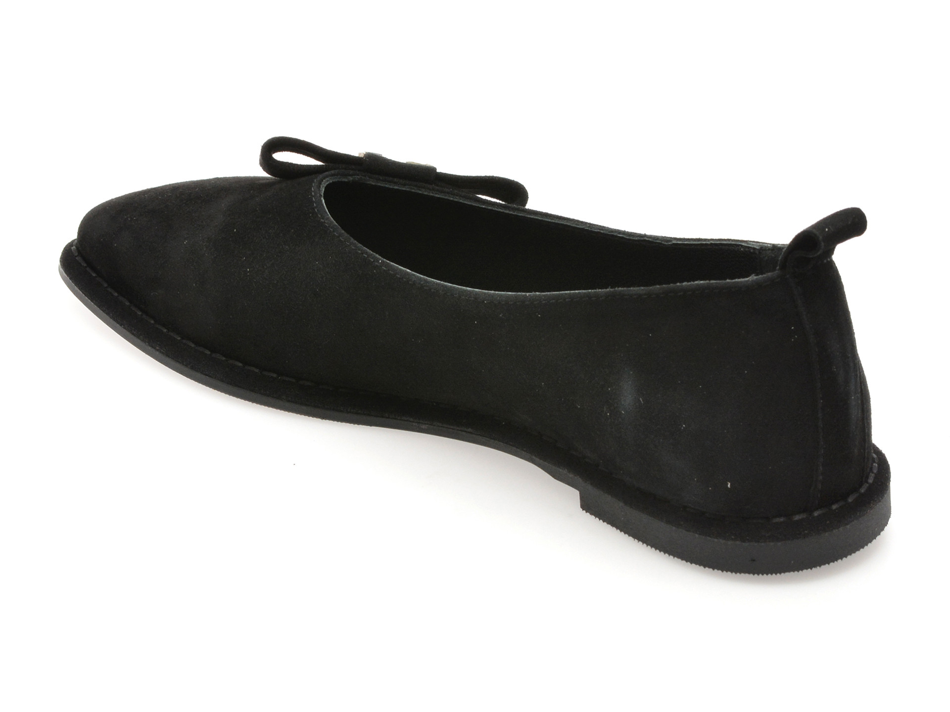 Balerini EPICA negri, 574335, din piele intoarsa