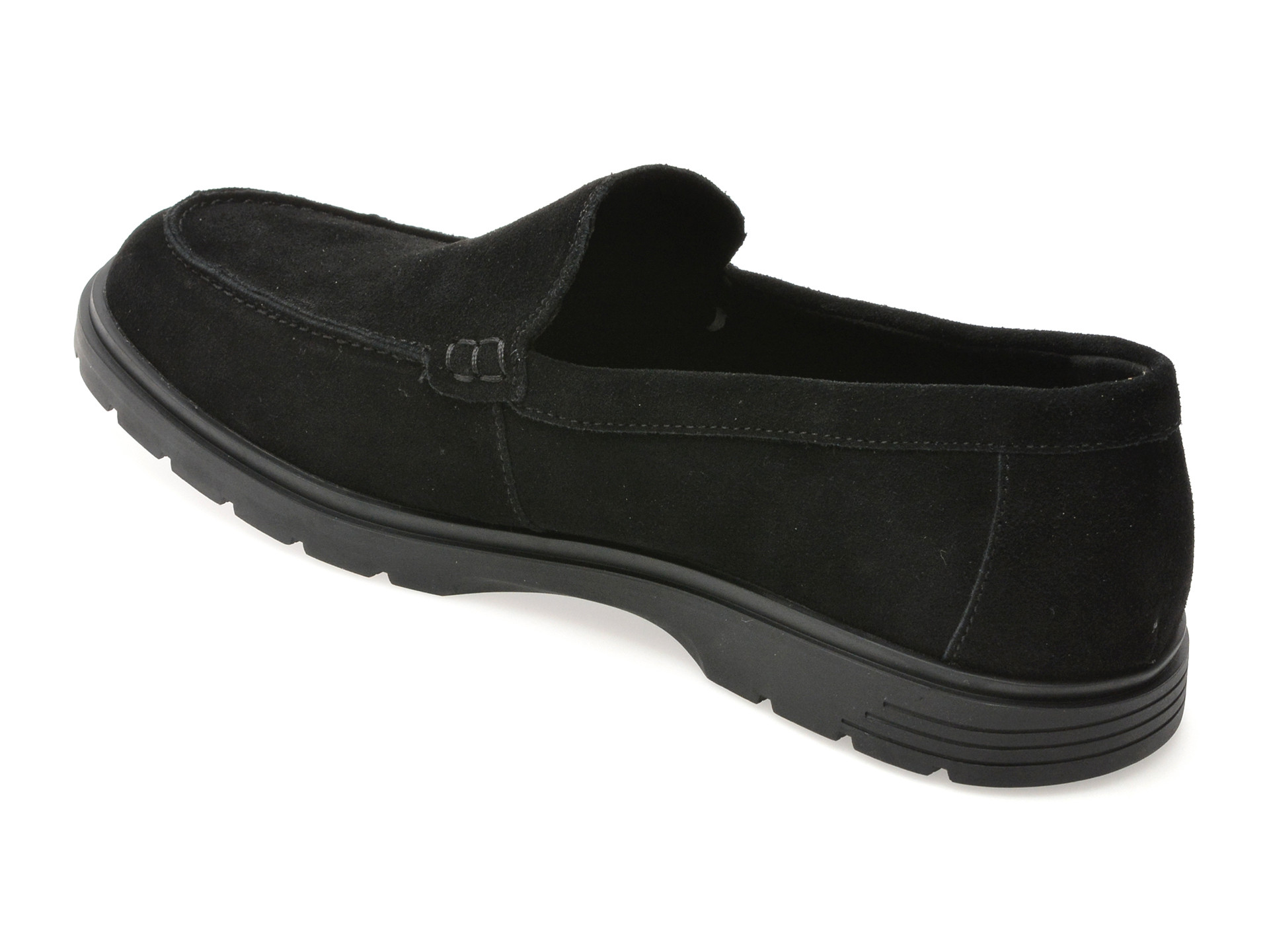 Mocasini eleganti ALDO negri, SEATIDE 008, din piele intoarsa