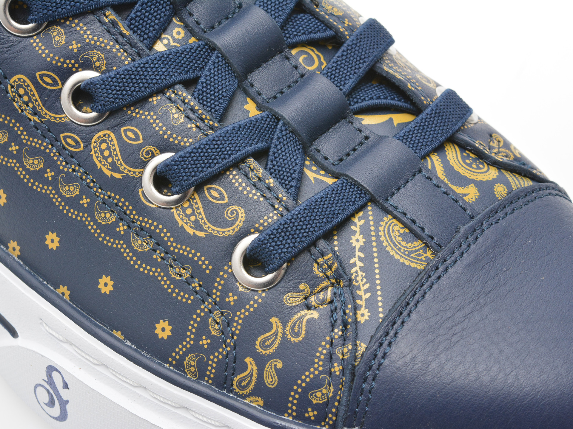 Pantofi sport SKECHERS bleumarin, SNOOP ONE, din piele naturala