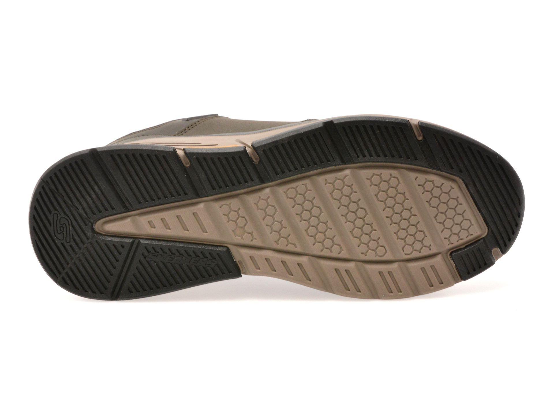 Pantofi sport SKECHERS kaki, BENAGO, din piele naturala