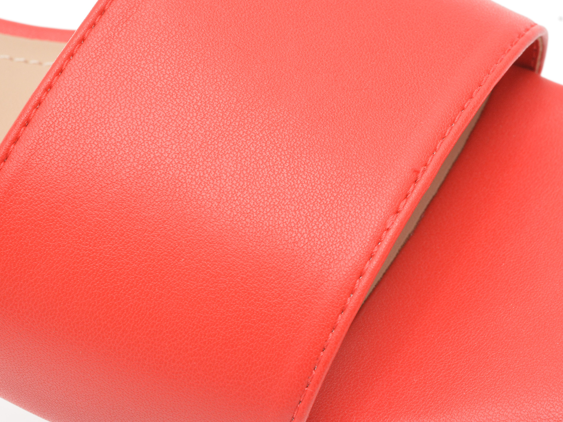 Papuci ALDO rosii, AGNIS 600, din piele ecologica