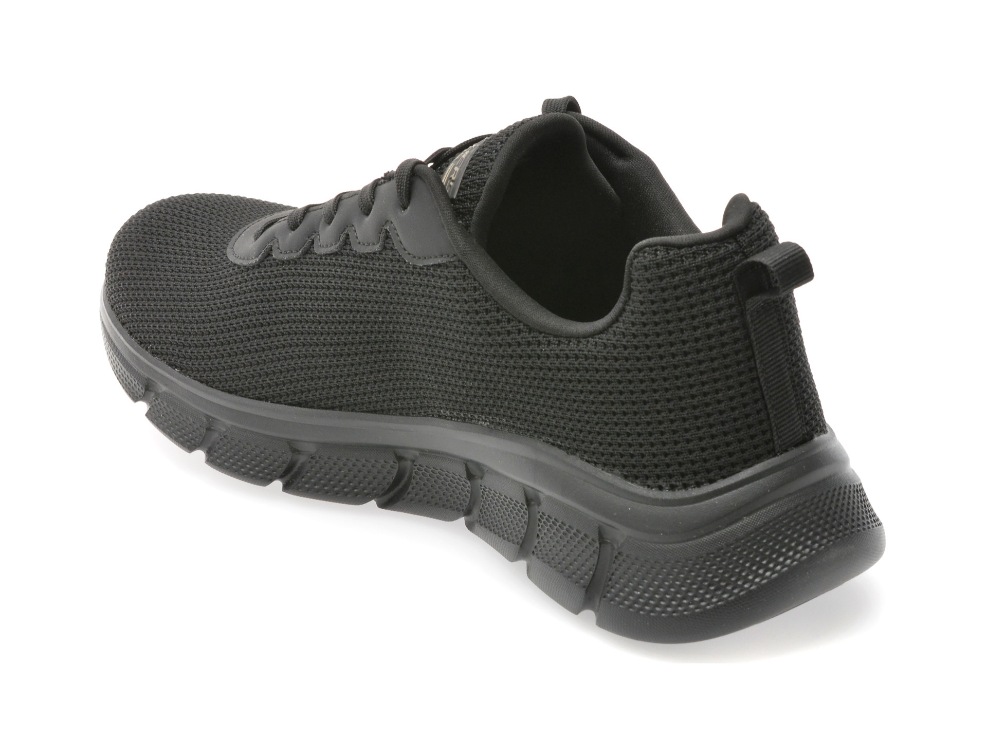 Pantofi sport SKECHERS negri, BOBS B FLEX, din material textil
