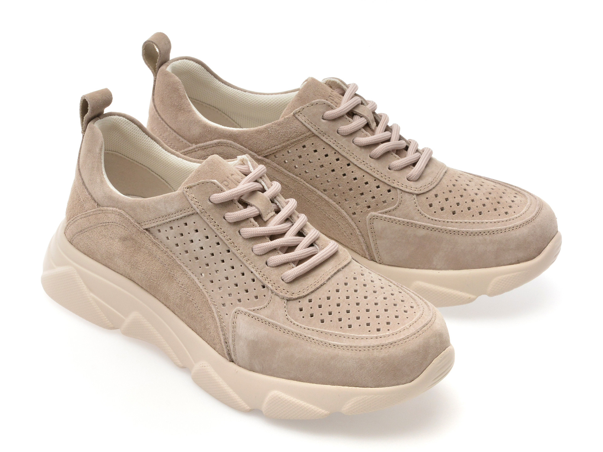 Pantofi sport EPICA gri, 18029, din nabuc