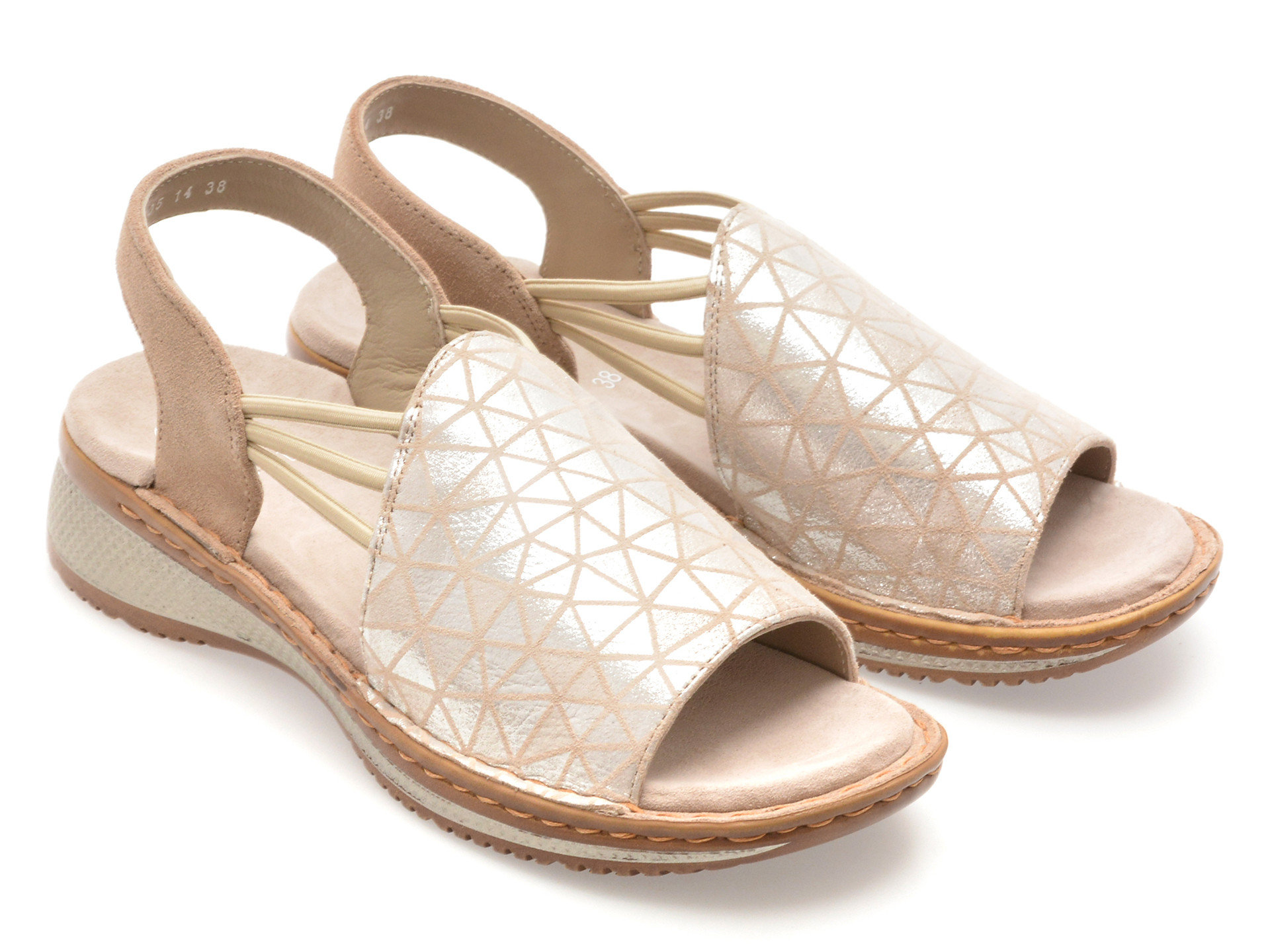 Sandale ARA gri, 29005, din piele intoarsa