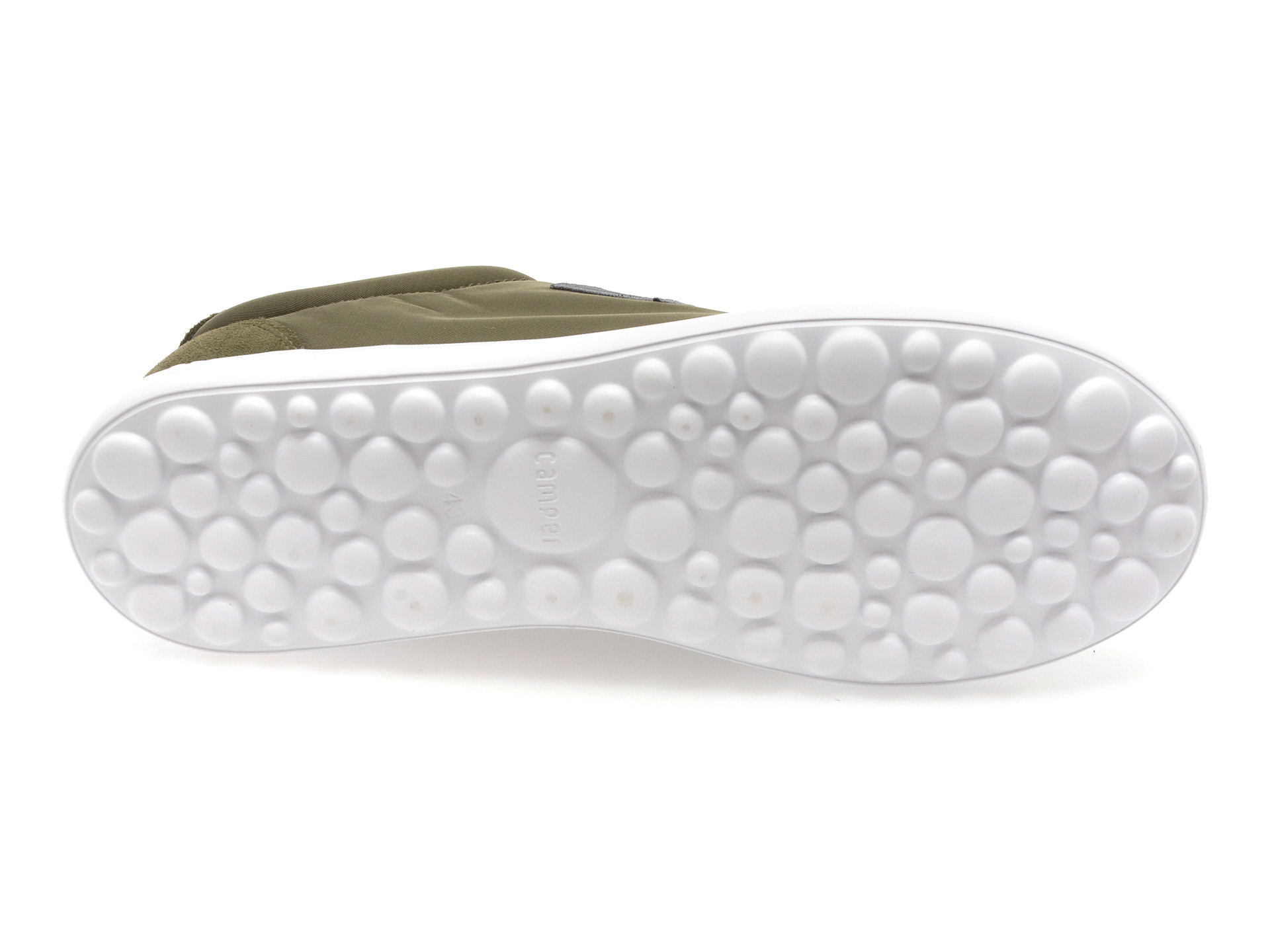 Pantofi sport CAMPER kaki, PELOTAS, din material textil