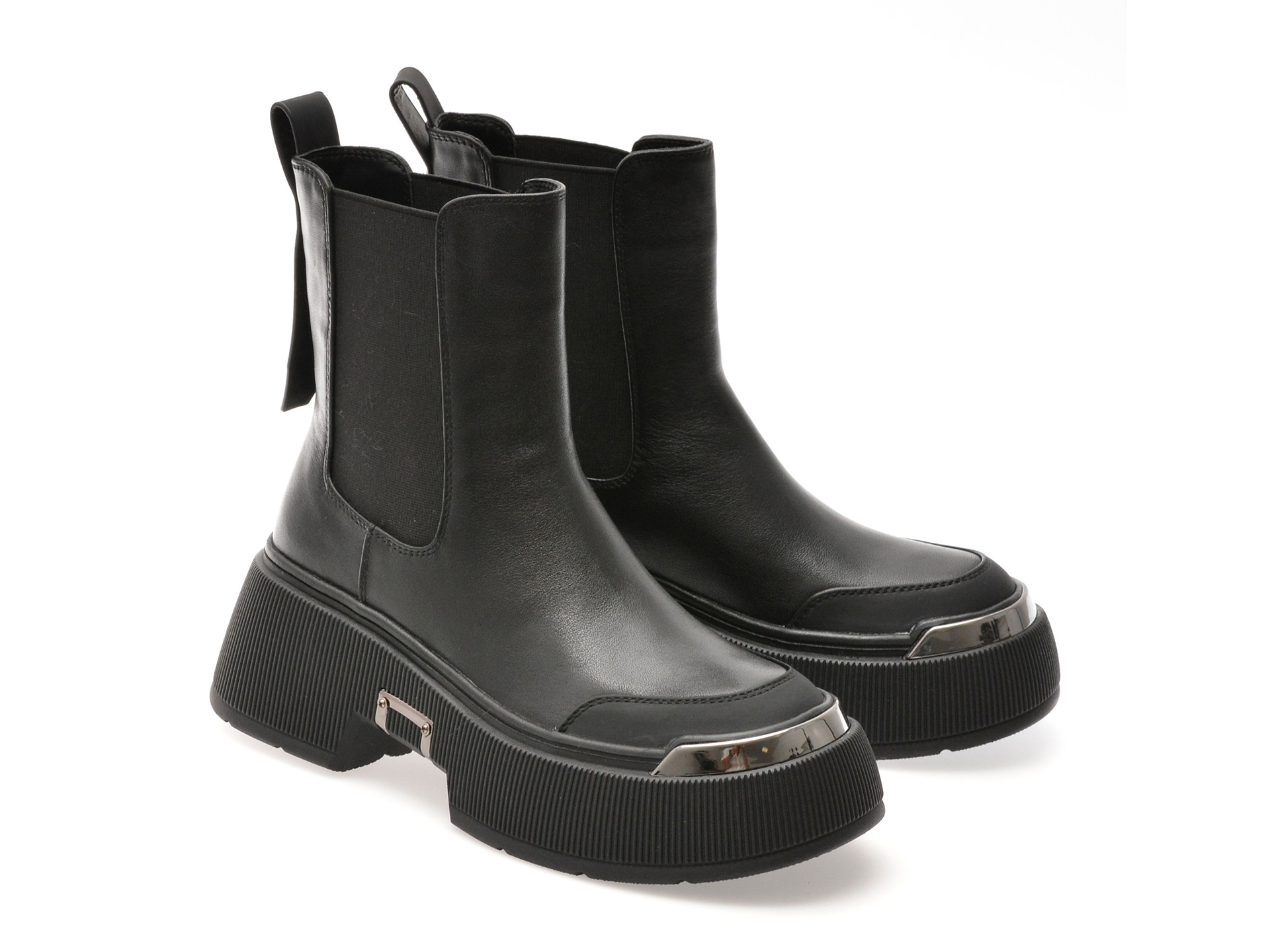 Ghete ALDO negre, 3R489, din piele naturala