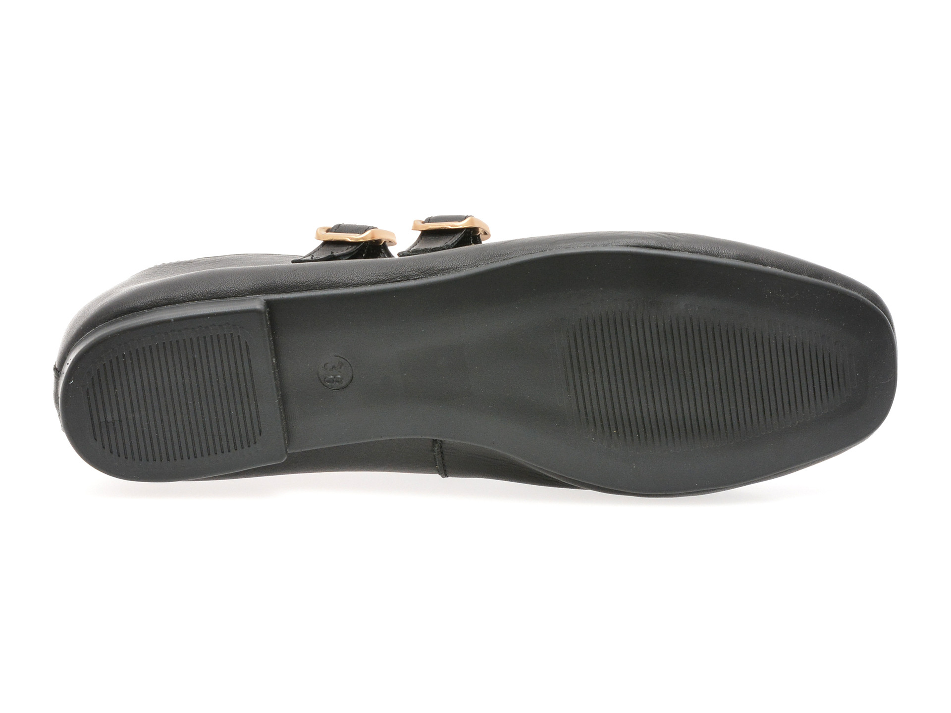 Balerini EPICA negri, 4083, din piele naturala