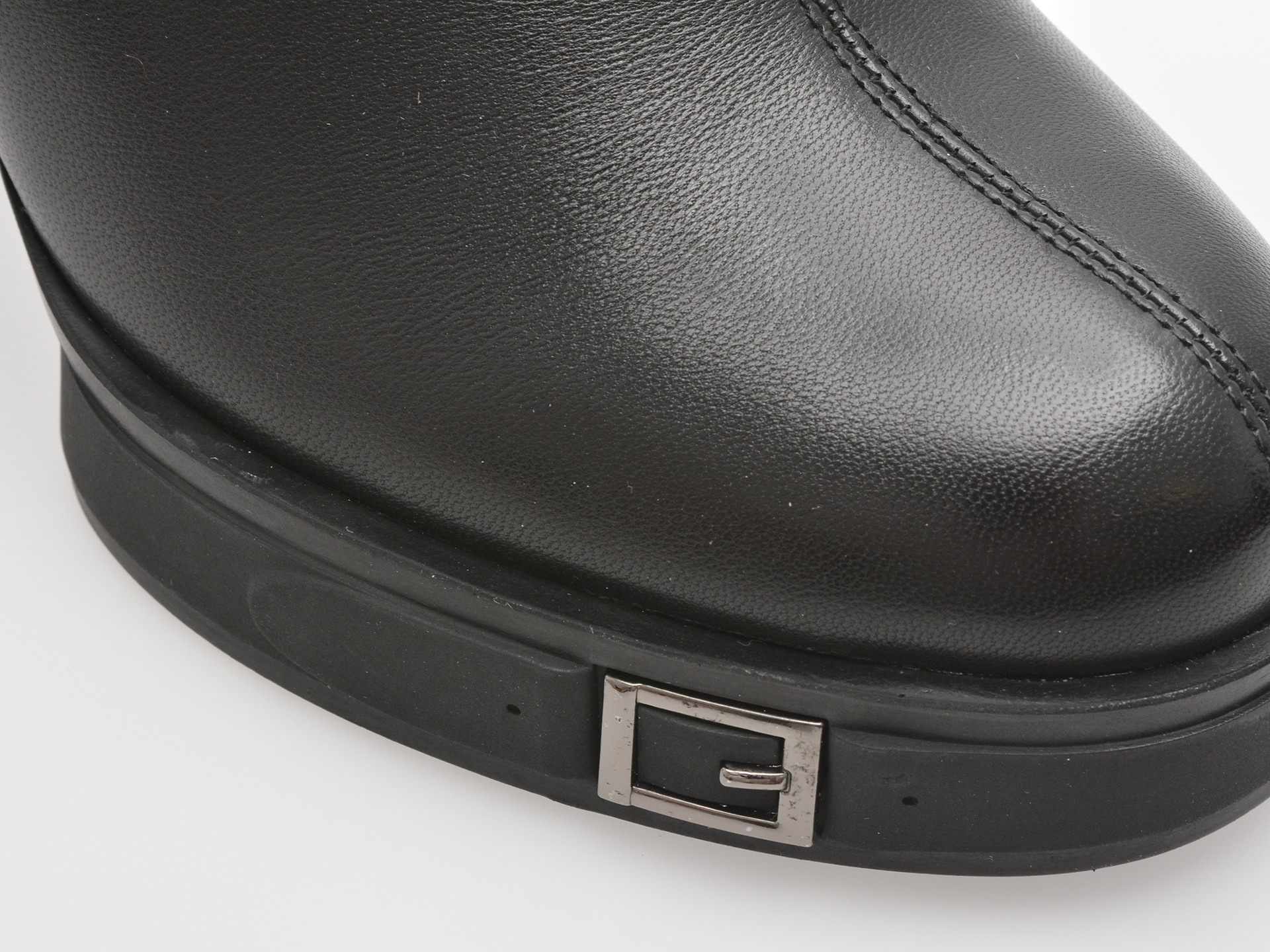 Ghete EPICA negre, 202752, din piele naturala