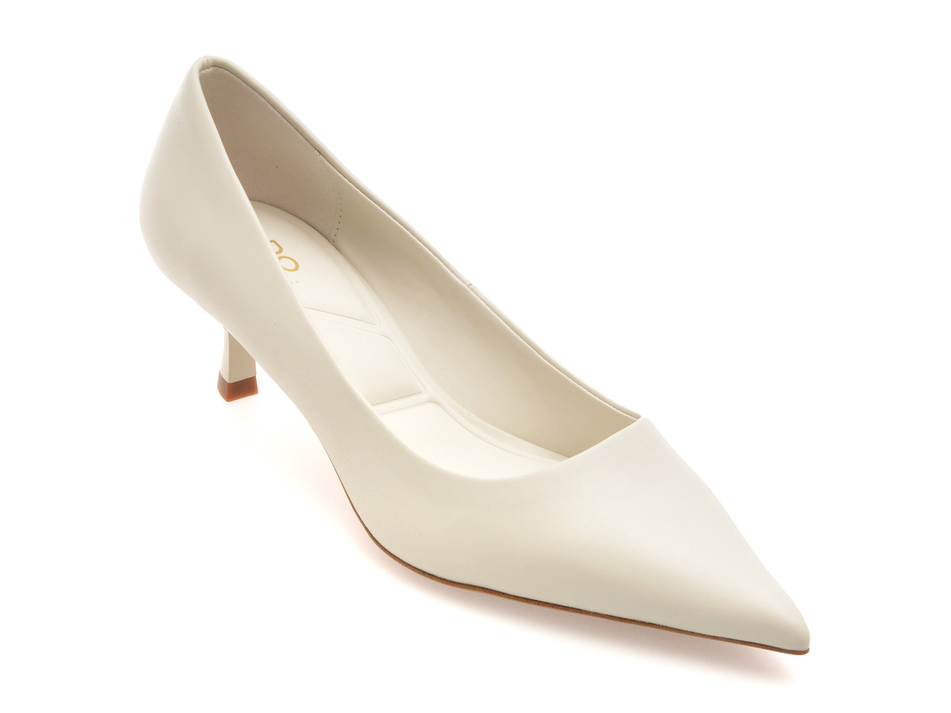 Pantofi eleganti ALDO albi, RUPARI 121, din piele ecologica