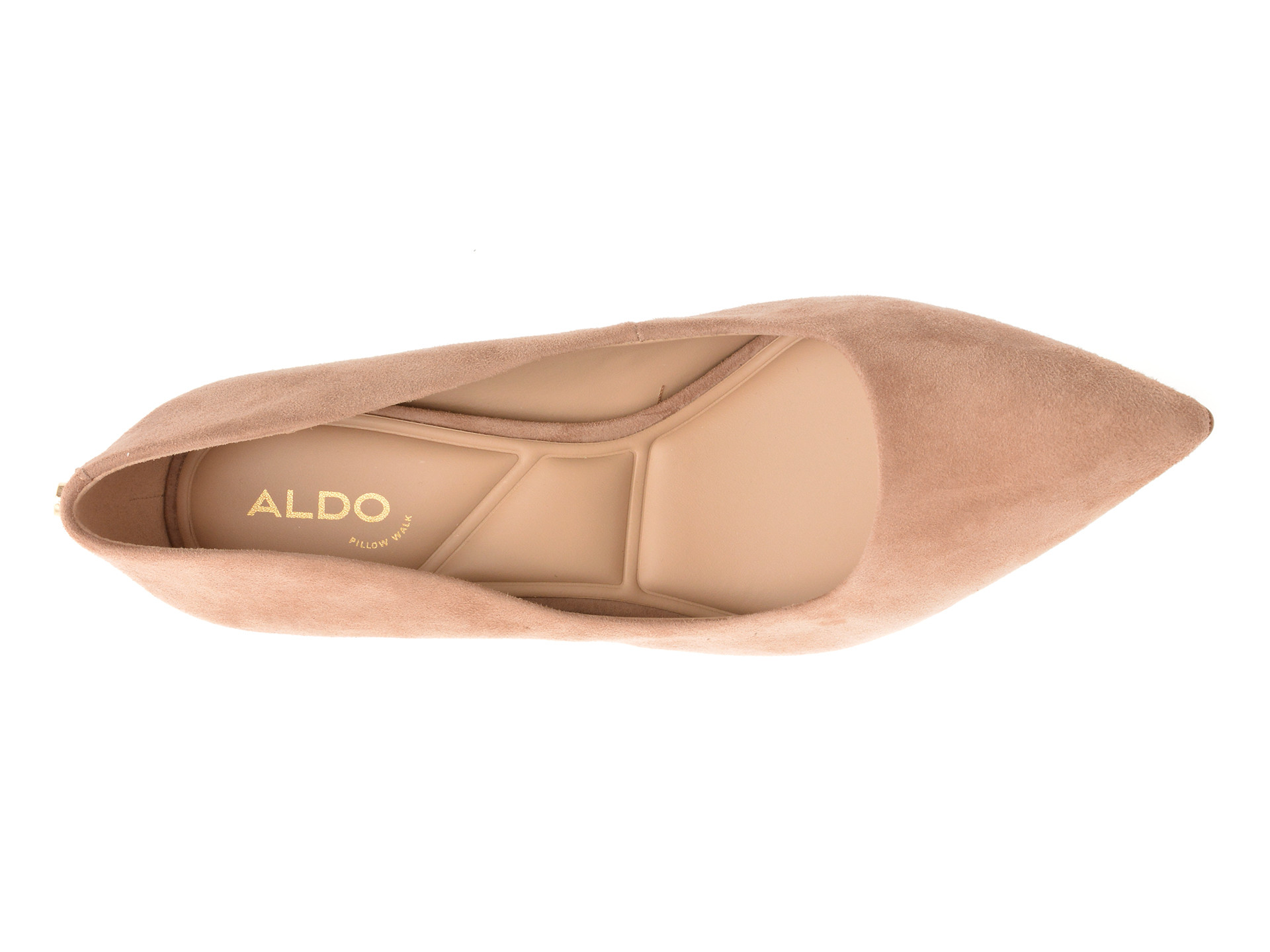 Pantofi eleganti ALDO bej, STESSYLOW 261, din piele intoarsa