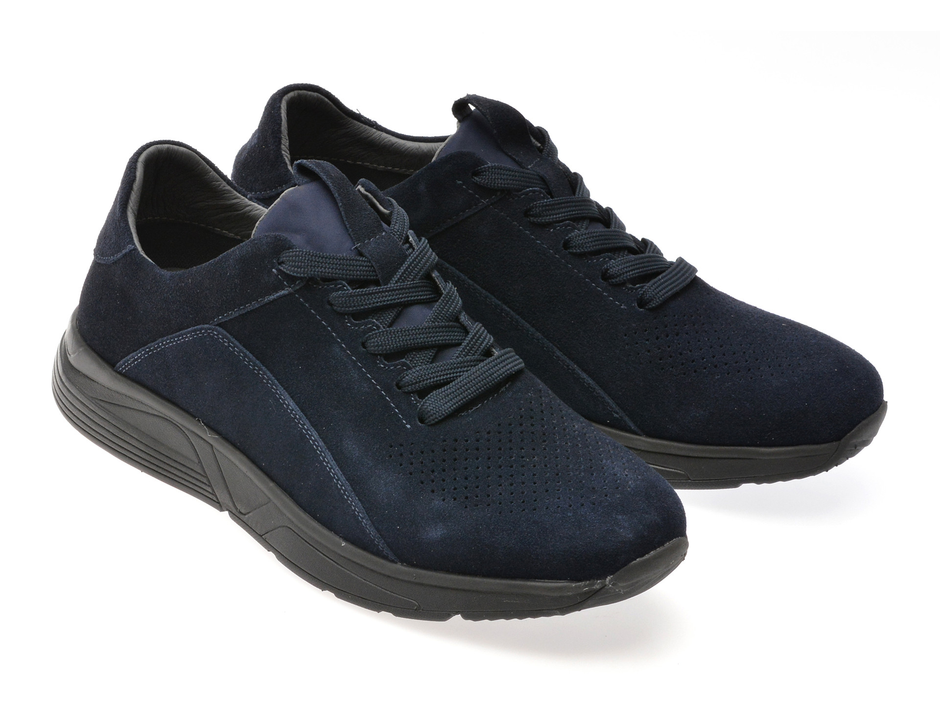 Pantofi sport EPICA bleumarin, 1009, din piele intoarsa
