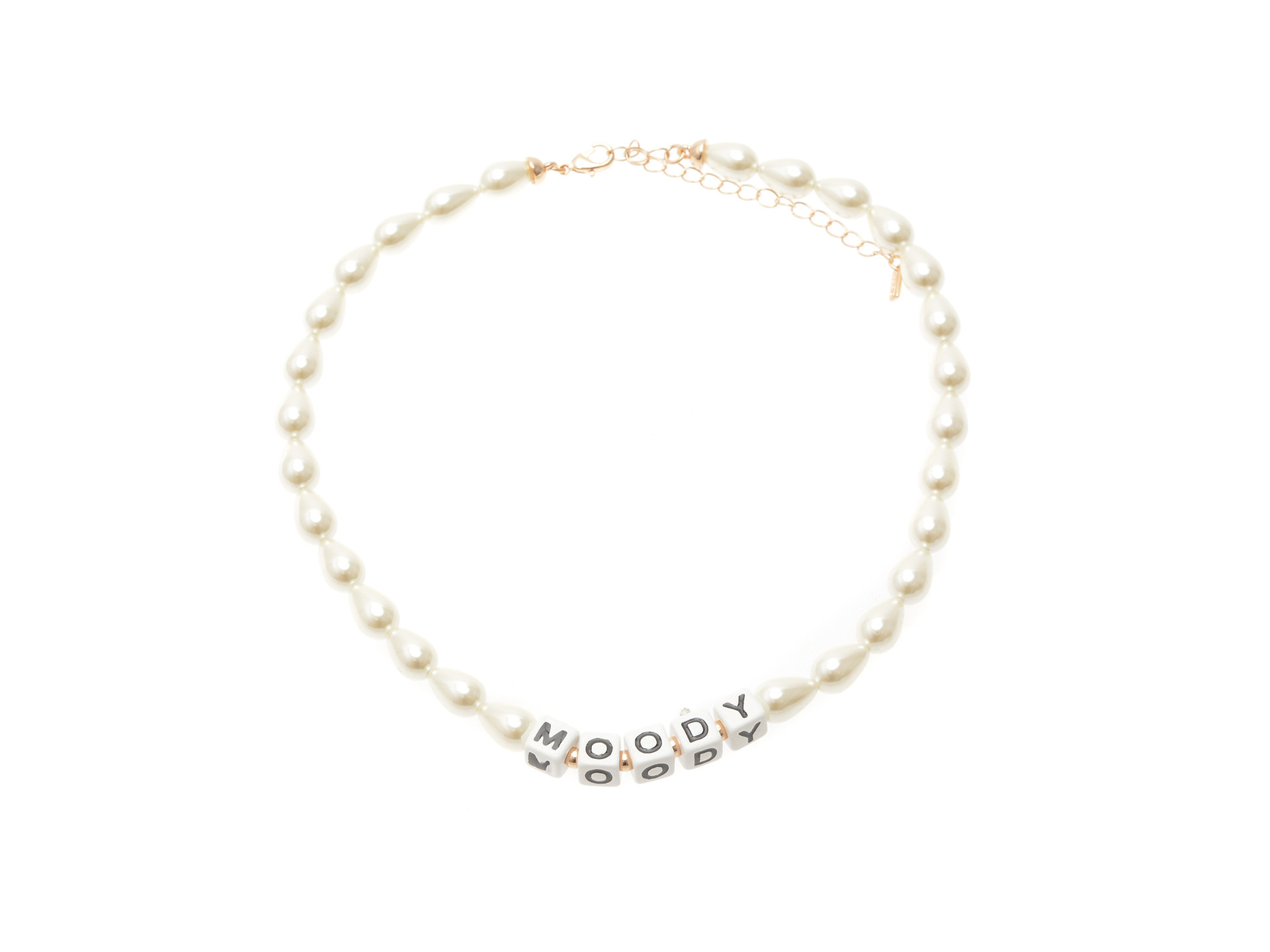 Colier ALDO alb, MOODY 102, din pvc