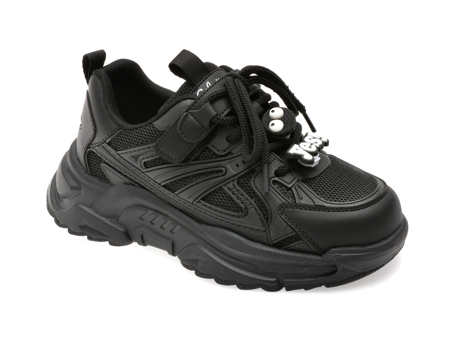 Pantofi sport SELECTION KIDS negri, 2510, din material textil