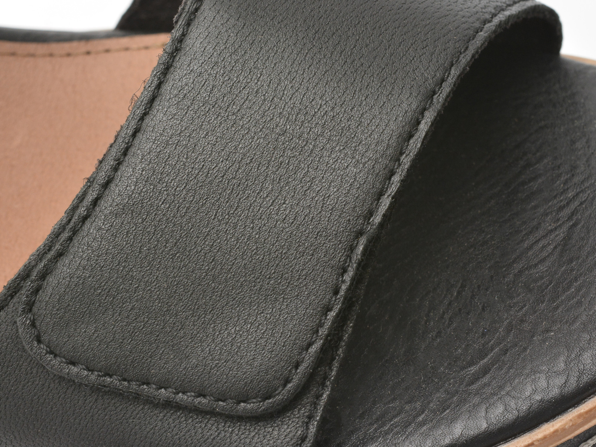 Sandale REMONTE negre, D2L53, din piele naturala