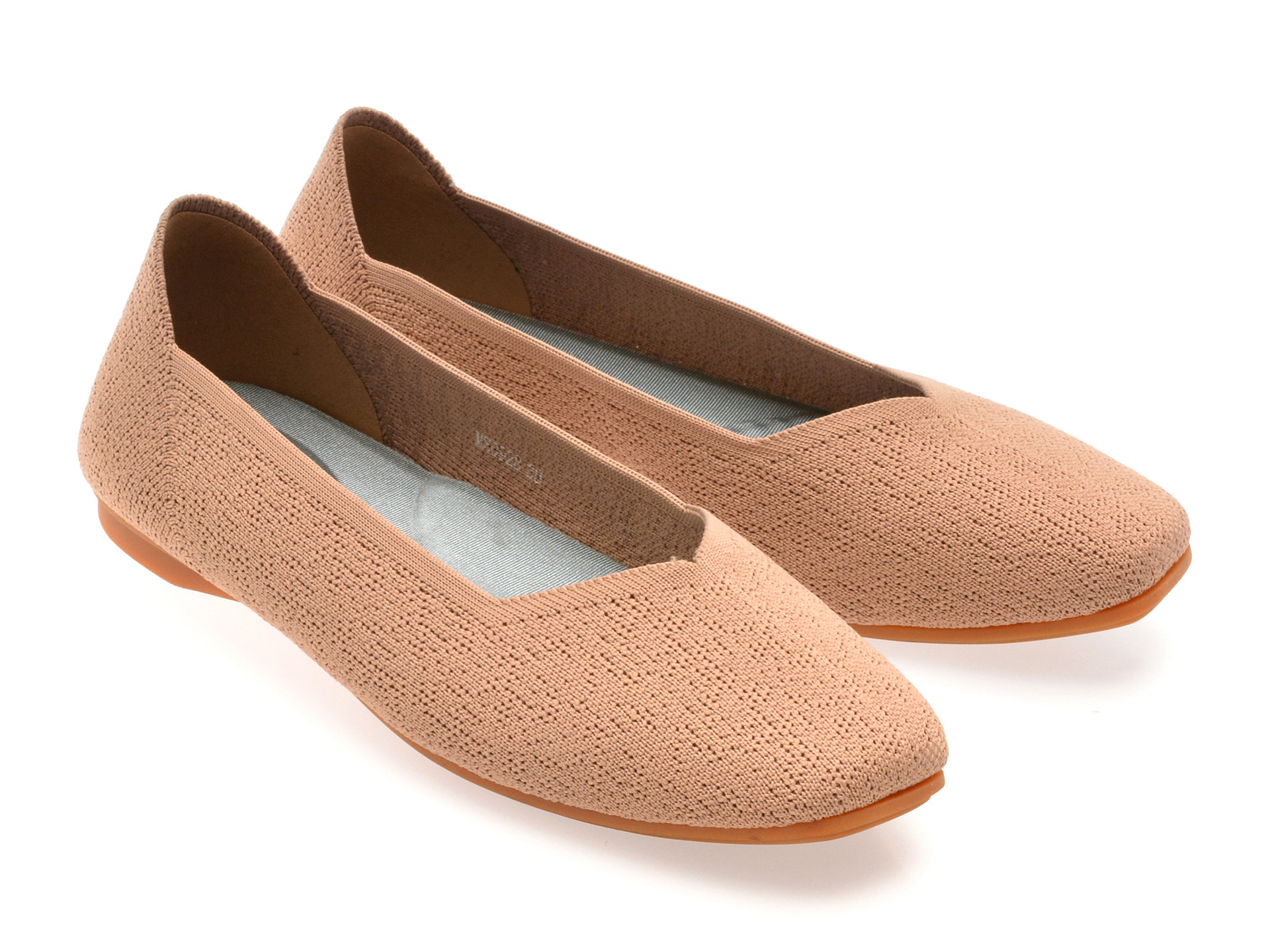 Balerini image bej ms0928 din material textil