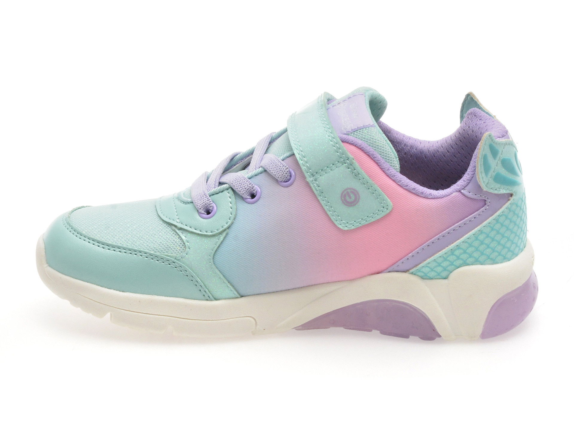 Pantofi sport GEOX verzi, J55M4B, din piele ecologica