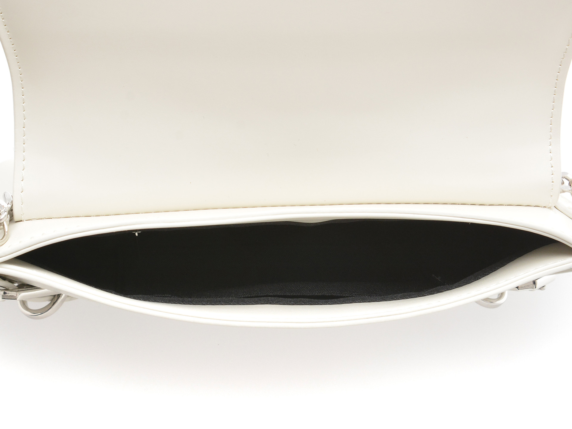 Geanta ALDO alba, KRISTINIA 100, din piele ecologica