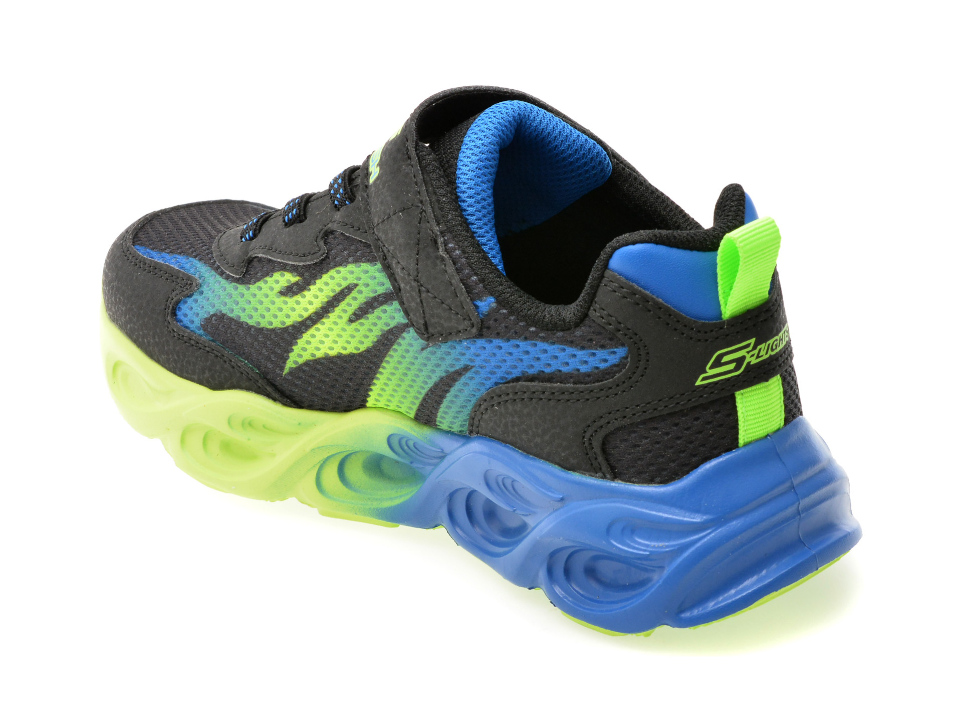 Pantofi sport SKECHERS negri, THERMO-FLASH, din material textil