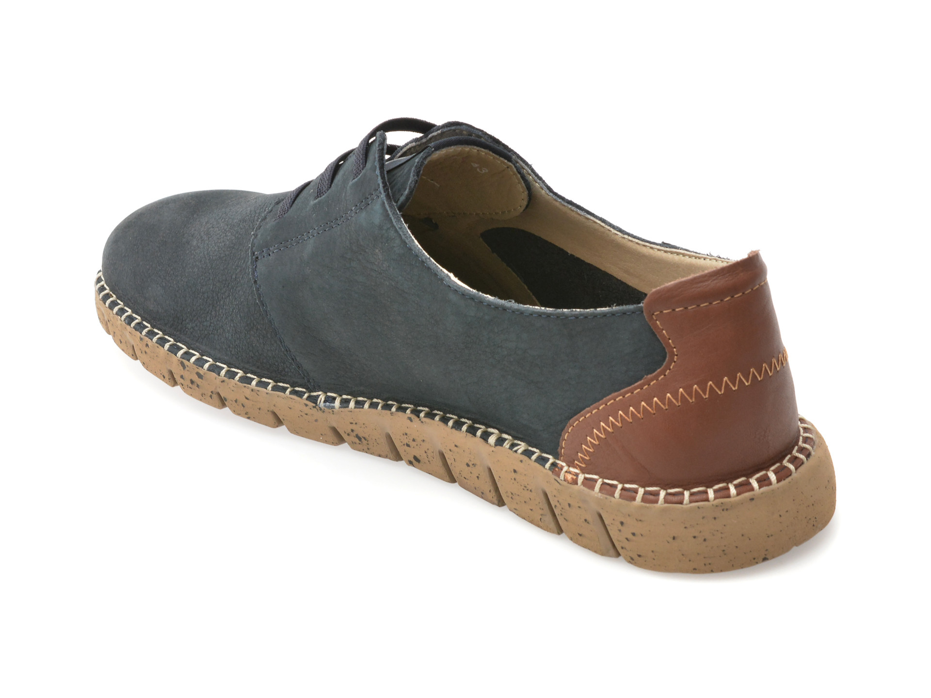 Pantofi CALLAGHAN albastri, 43200, din piele naturala