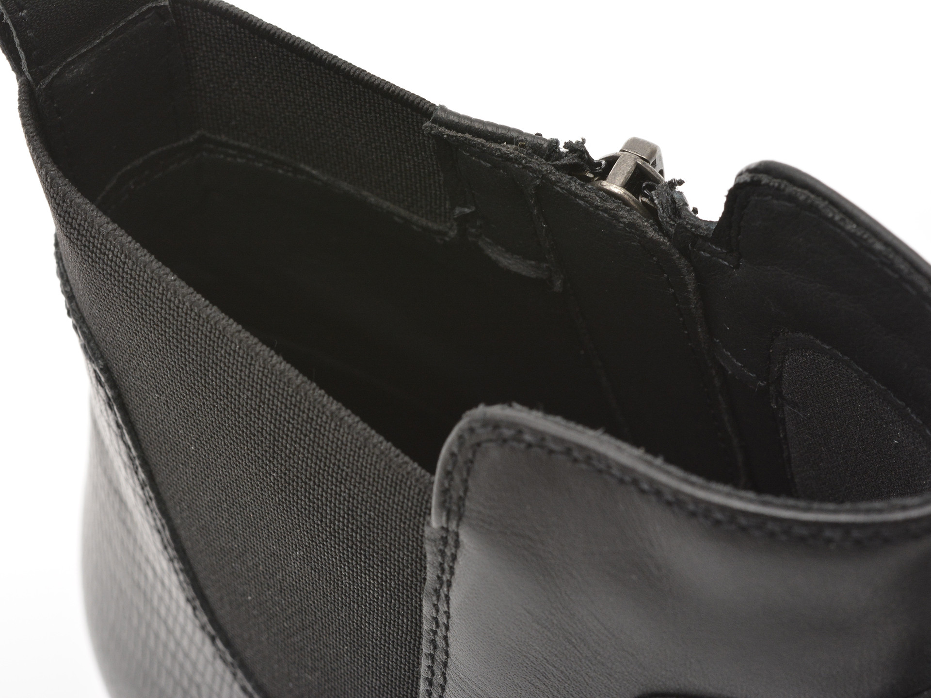 Ghete GEOX negre, D94G1G, din piele naturala