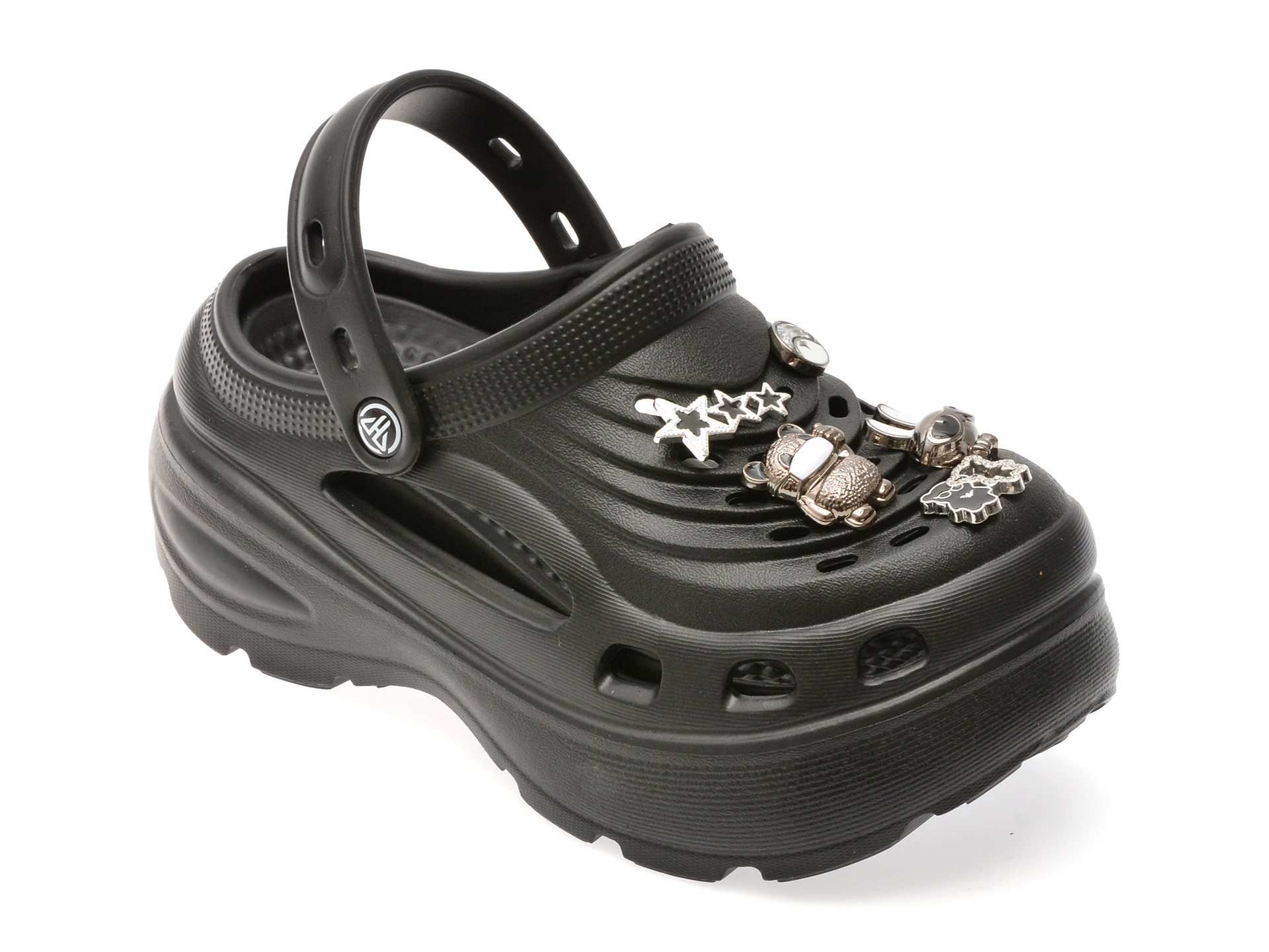 Papuci GRYXX negri, 2510, din pvc