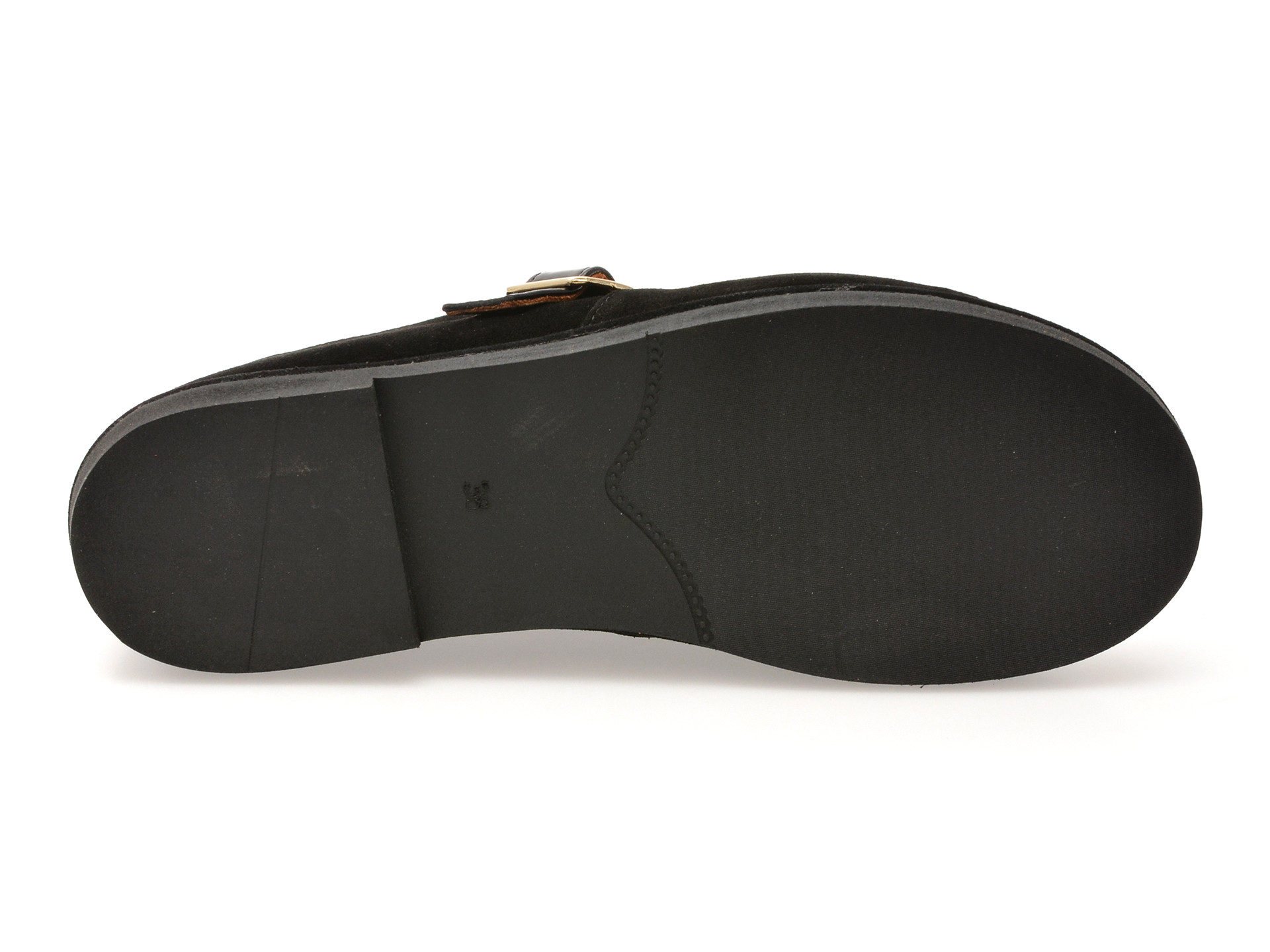 Pantofi EPICA negri, 4796005, din piele intoarsa