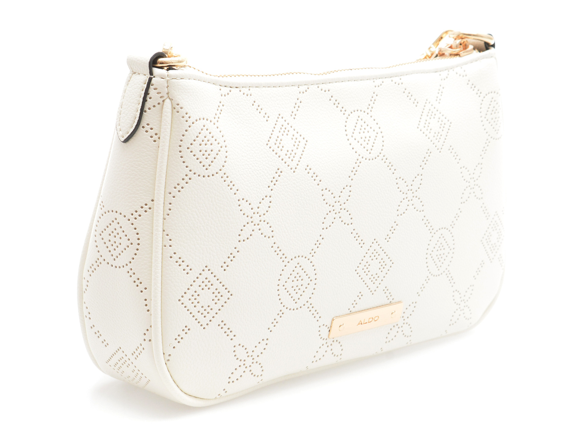 Geanta ALDO alba, AMIDA 168, din piele ecologica