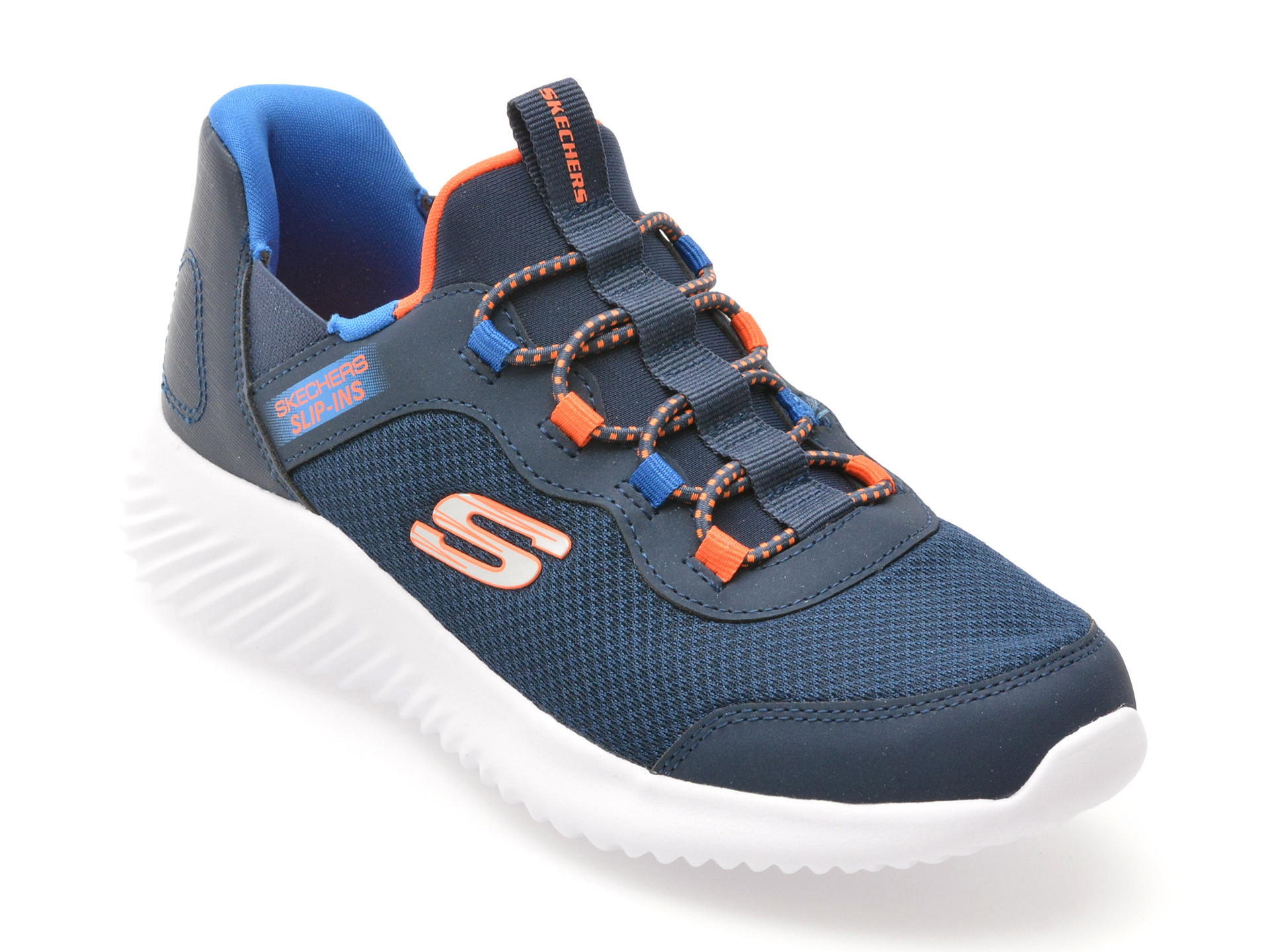 Pantofi sport SKECHERS bleumarin, BOUNDER, din material textil