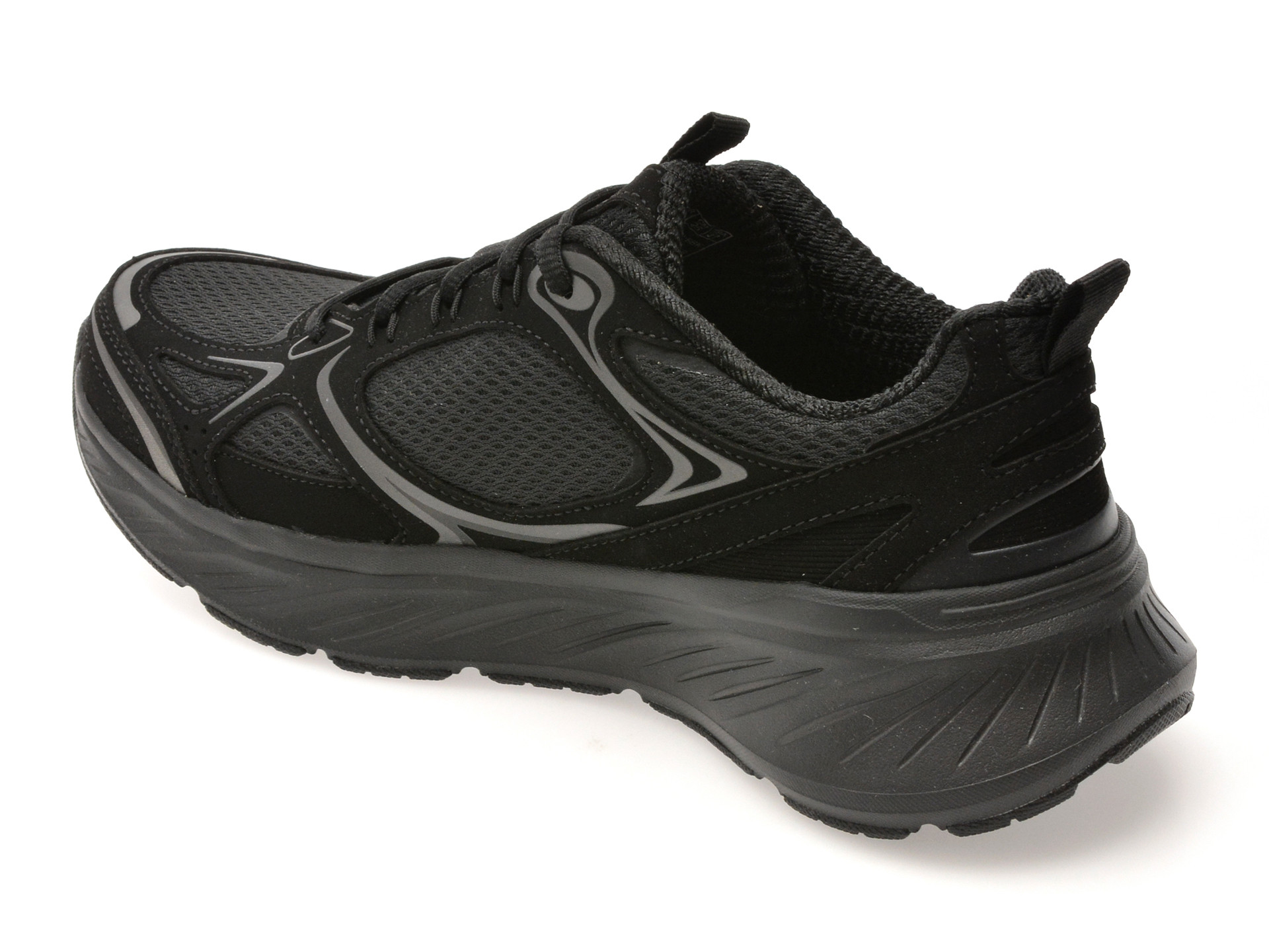 Pantofi sport SKECHERS negri, EDGERIDE, din material textil
