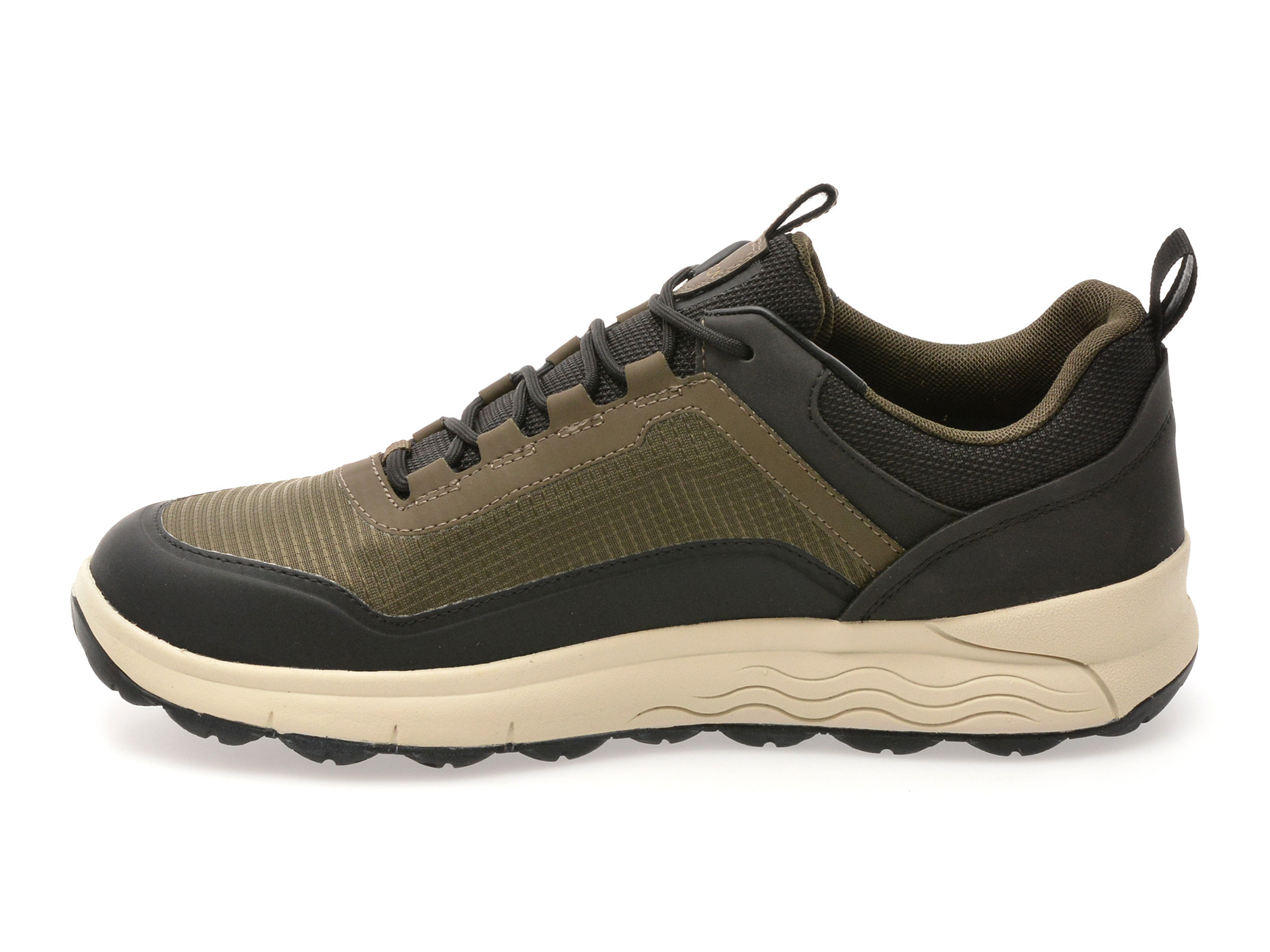 Pantofi sport GEOX kaki, U56FDA, din material textil