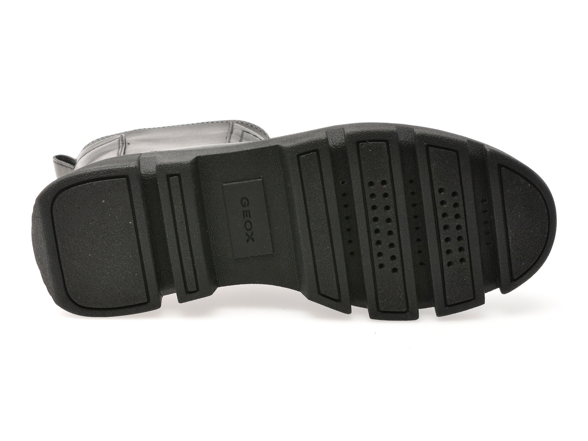 Ghete GEOX negre, D26UAC, din piele naturala