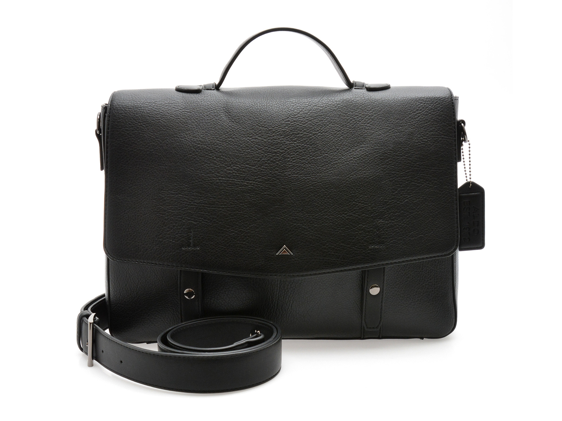 Geanta ALDO neagra, HILDEBRAD 009, din piele ecologica