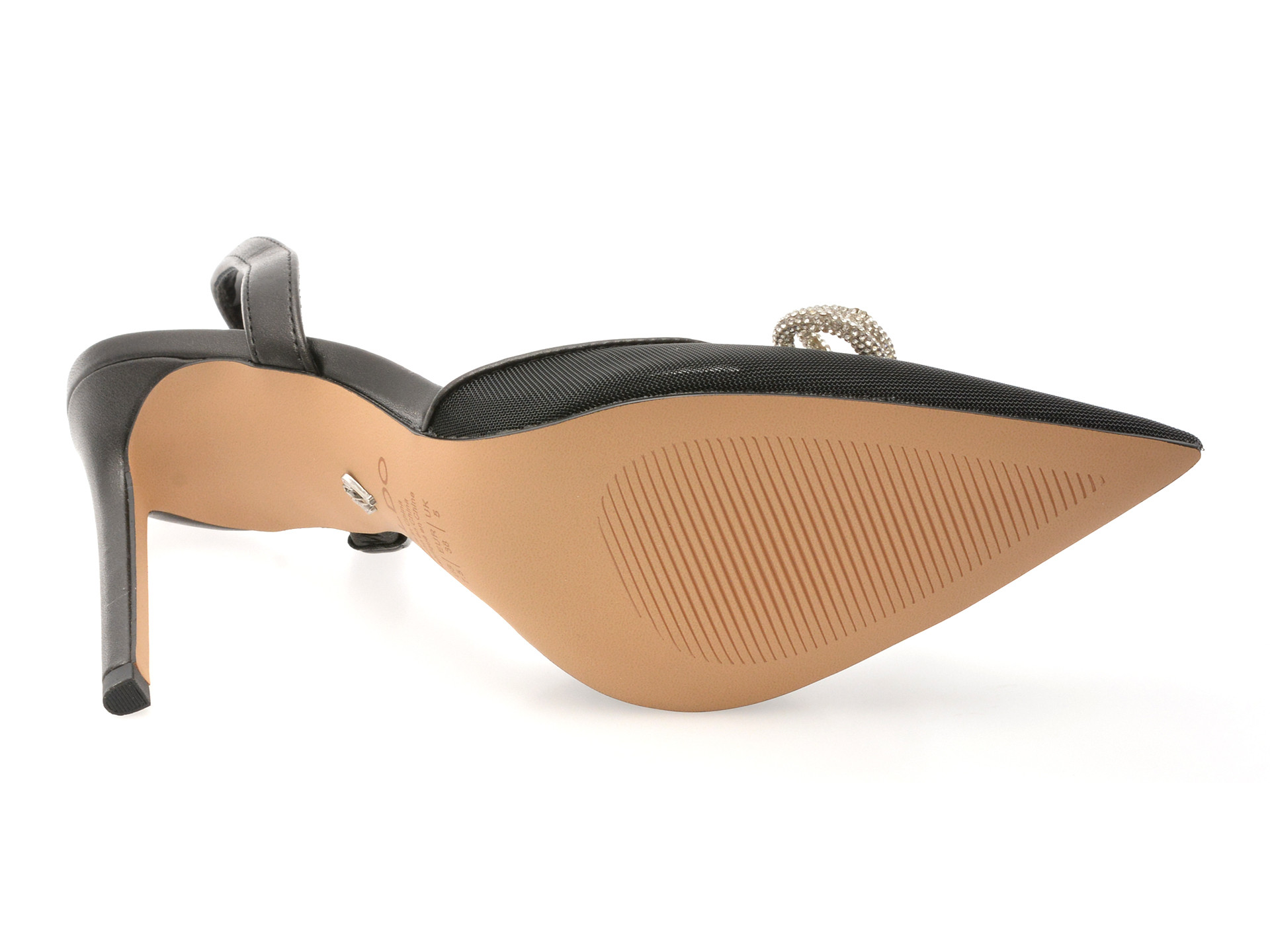 Pantofi eleganti ALDO negri, ADDIE 001, din material textil