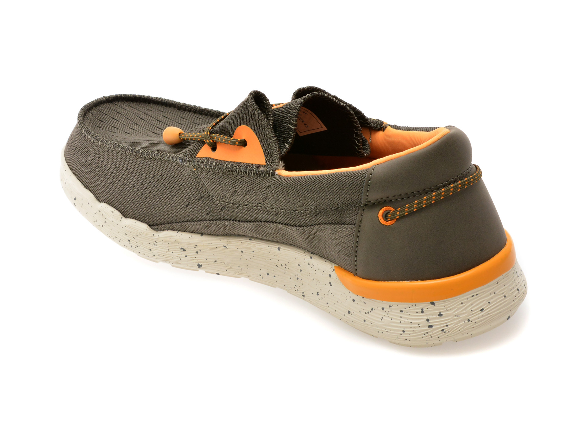 Mocasini REPLAY kaki, MM1110T, din material textil