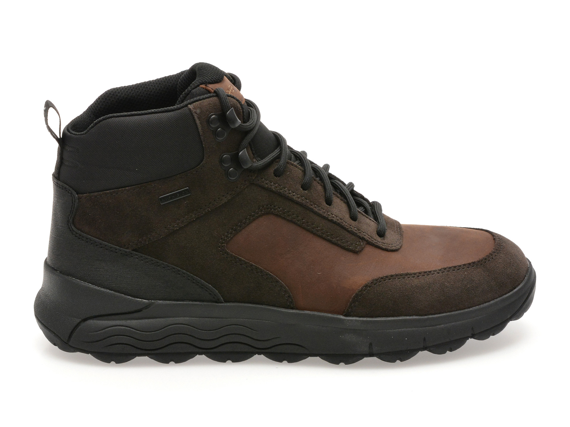 Ghete GEOX maro, U46FDB, din piele naturala