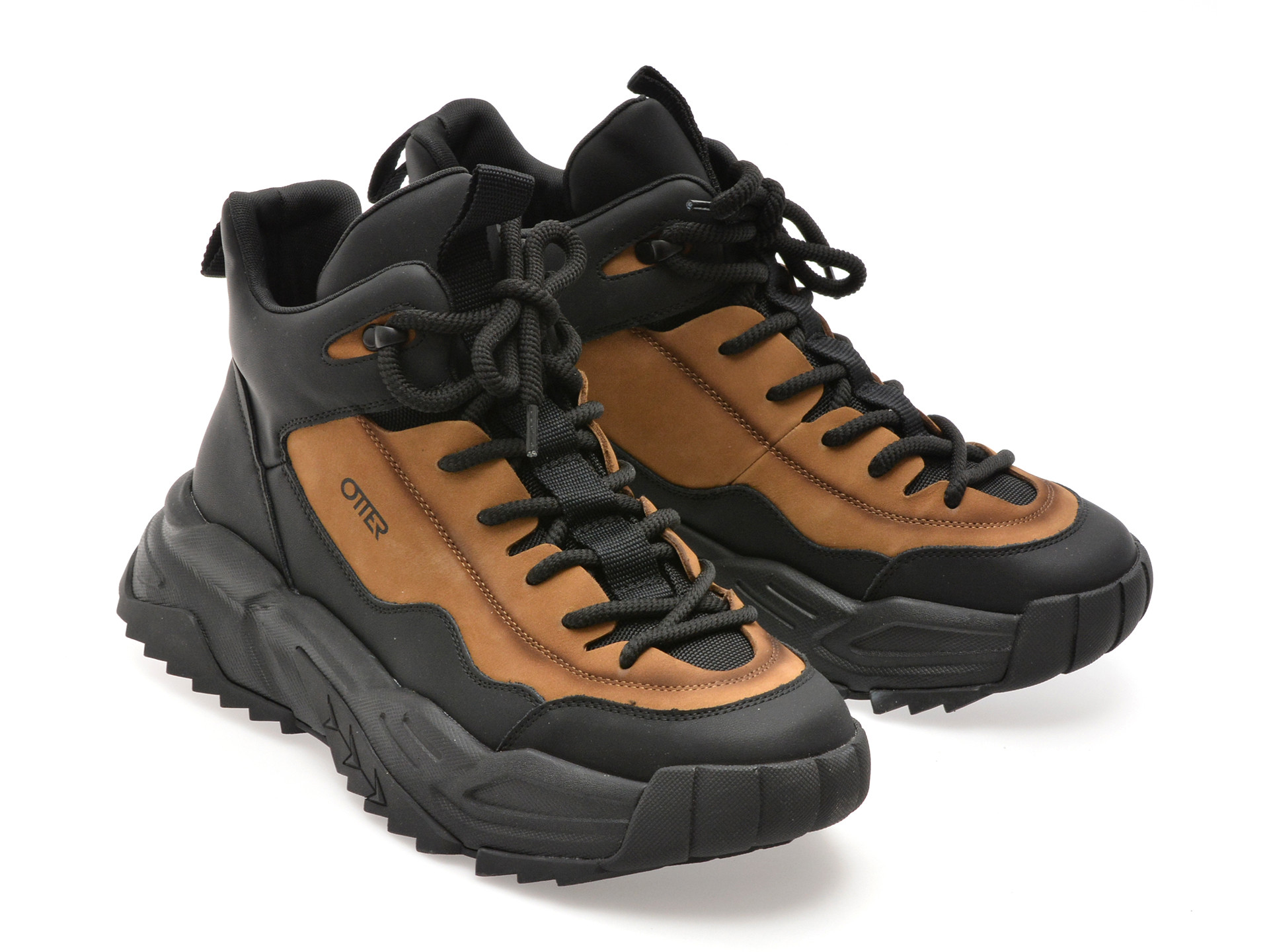 Ghete OTTER maro, 120, din piele naturala