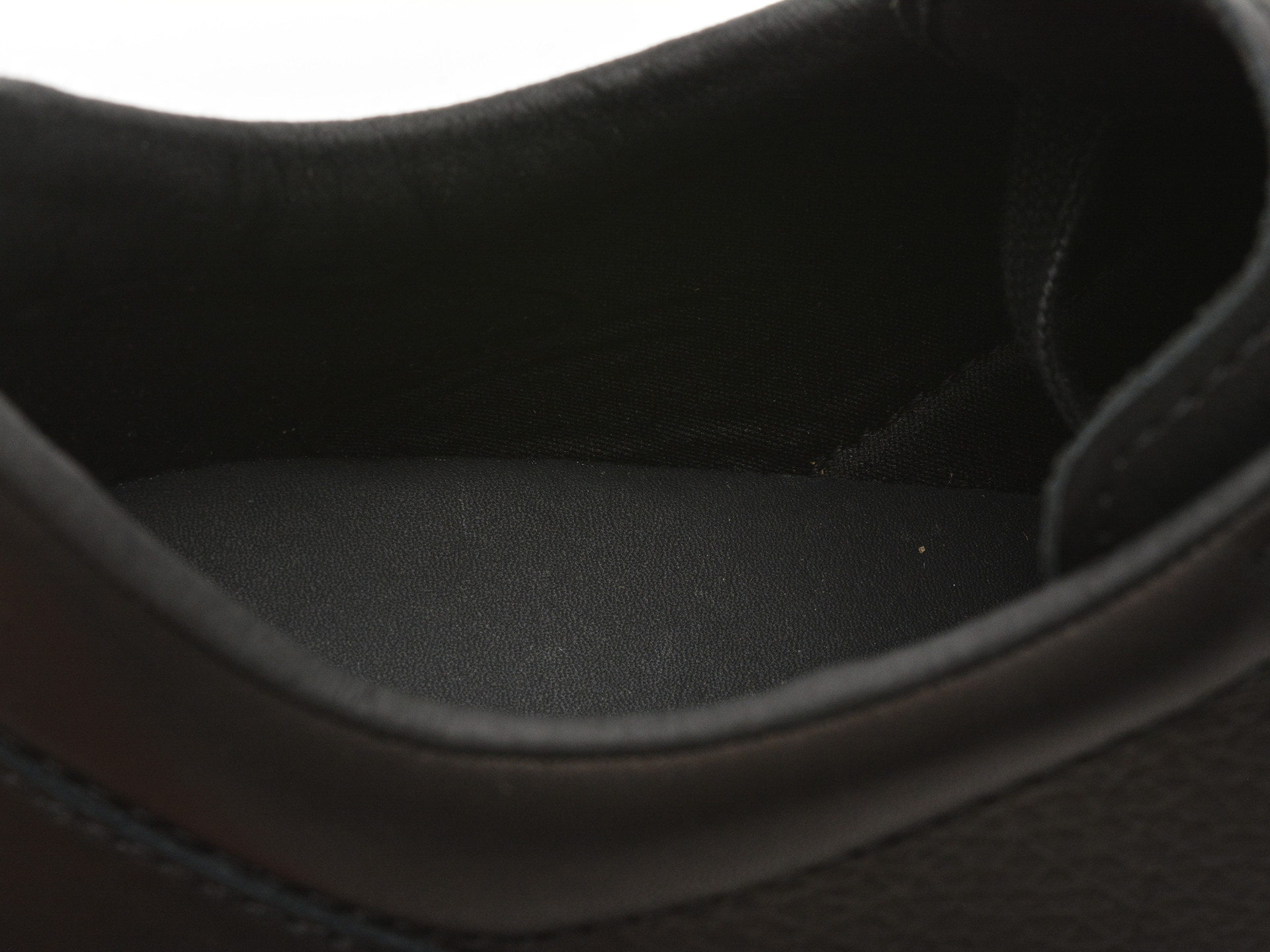 Pantofi sport GEOX negri, U45LFB, din piele naturala