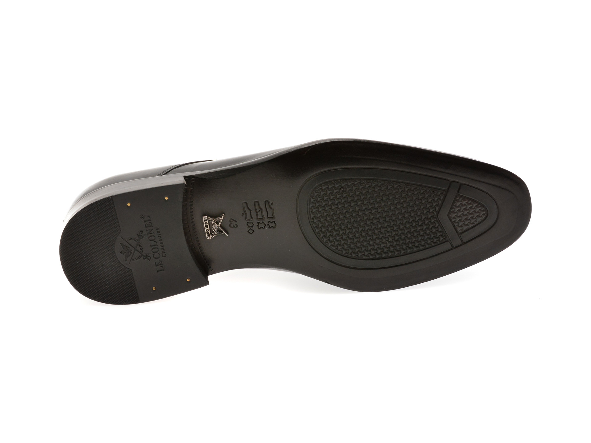 Pantofi eleganti LE COLONEL negri, 48494, din piele naturala