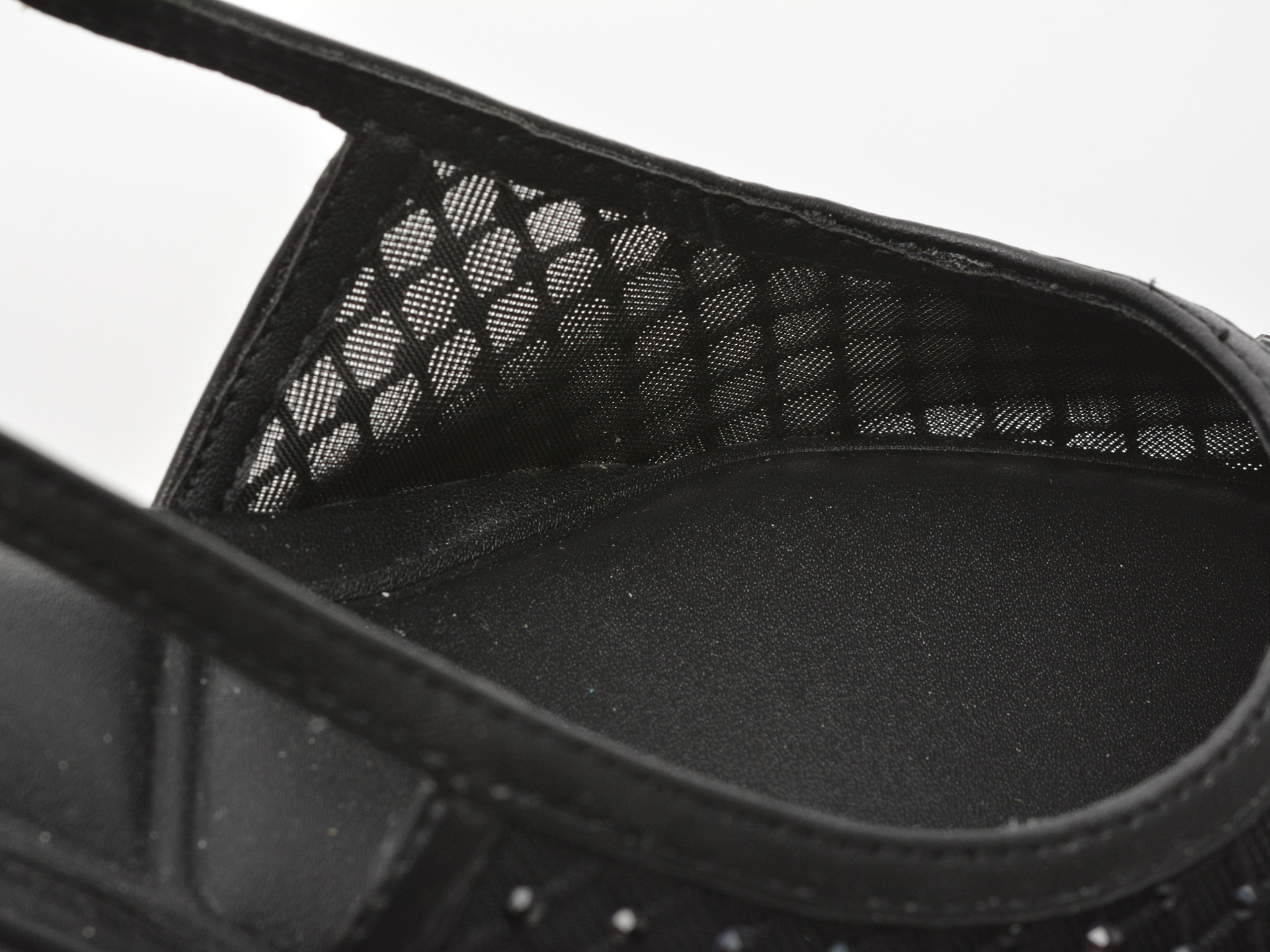 Pantofi eleganti ALDO negri, ELEGANT 001, din material textil