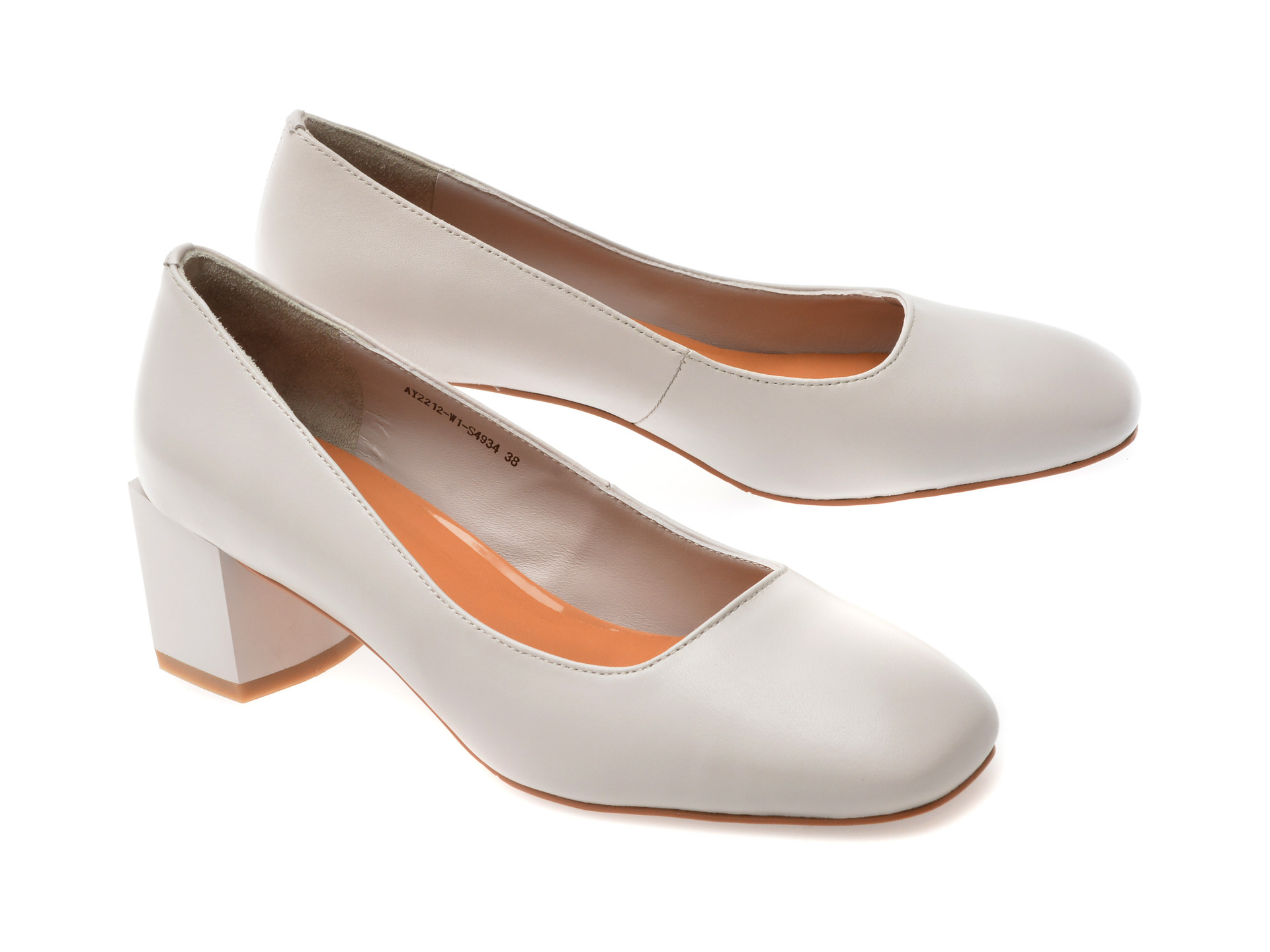 Pantofi EPICA gri, 2212, din piele naturala