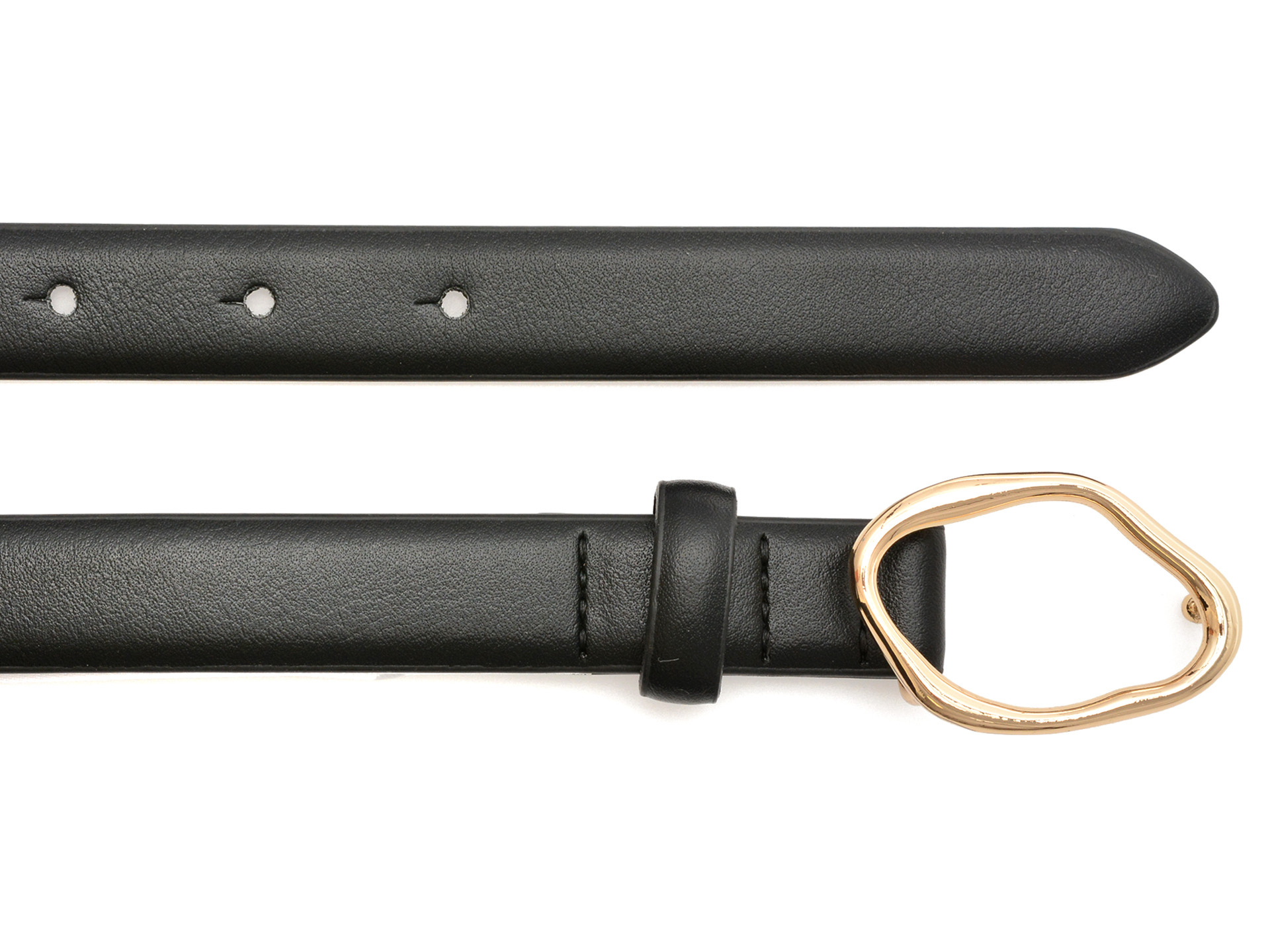 Curea ALDO neagra, GROEGAN 970, din piele ecologica