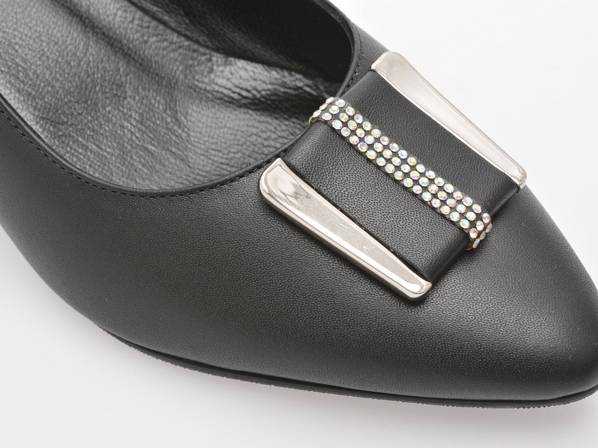 Pantofi EPICA negri, 619235, din piele naturala