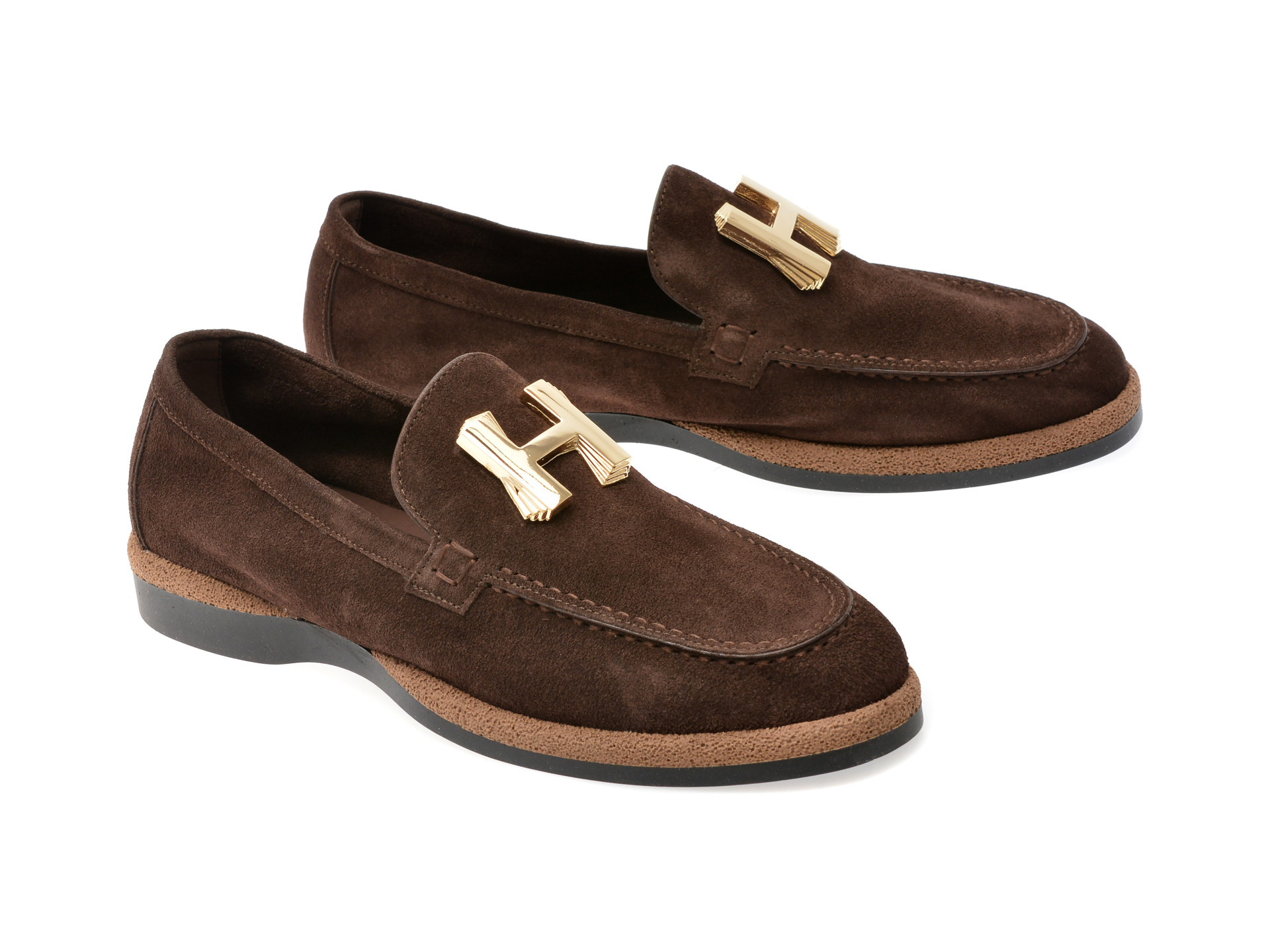 Mocasini EPICA maro, 31491, din piele intoarsa