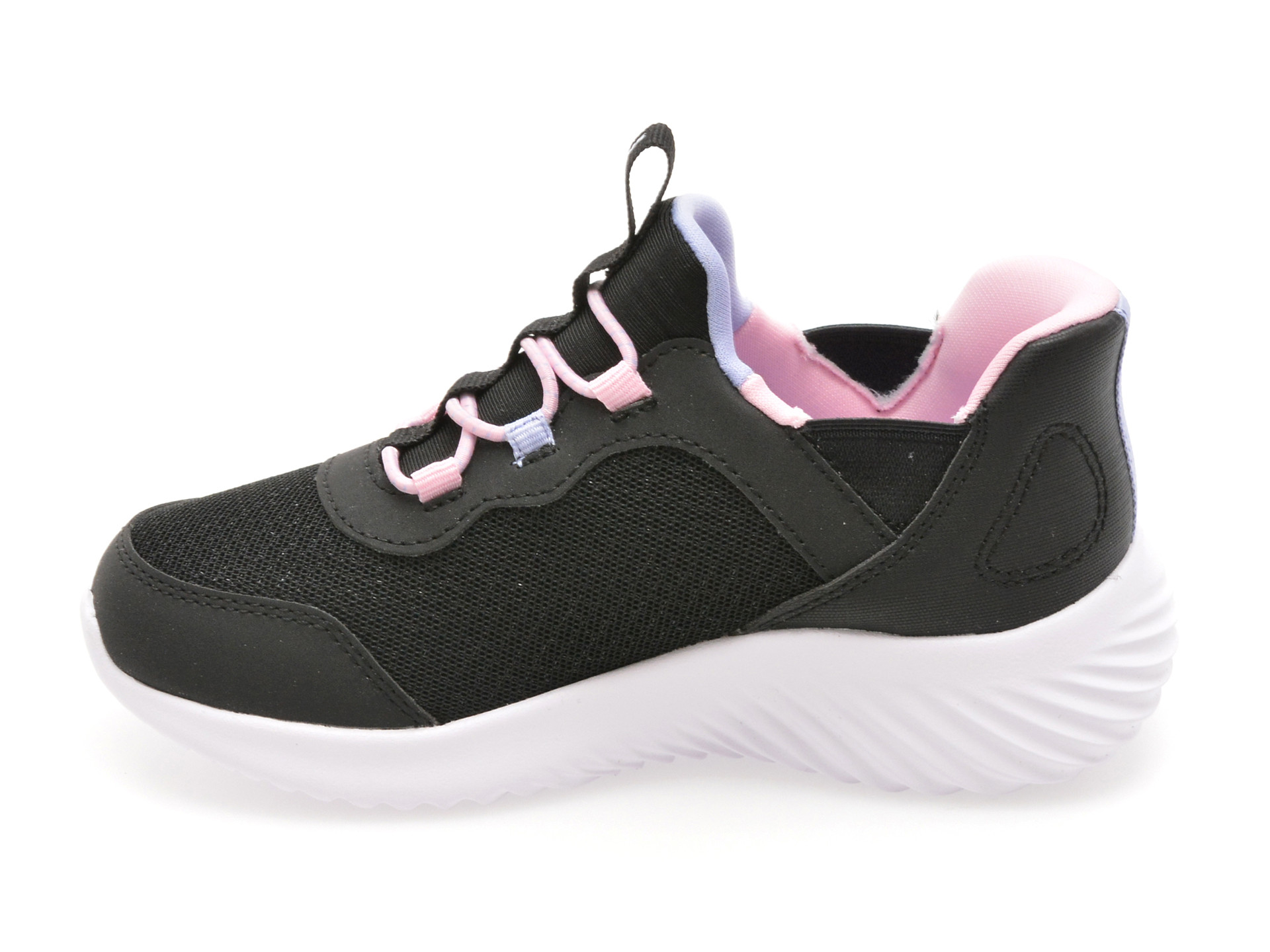 Pantofi sport SKECHERS negri, BOUNDER, din material textil