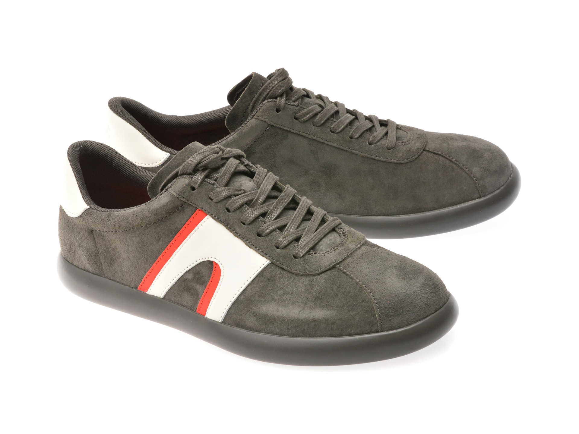 Pantofi sport CAMPER gri, PELOTAS, din piele naturala