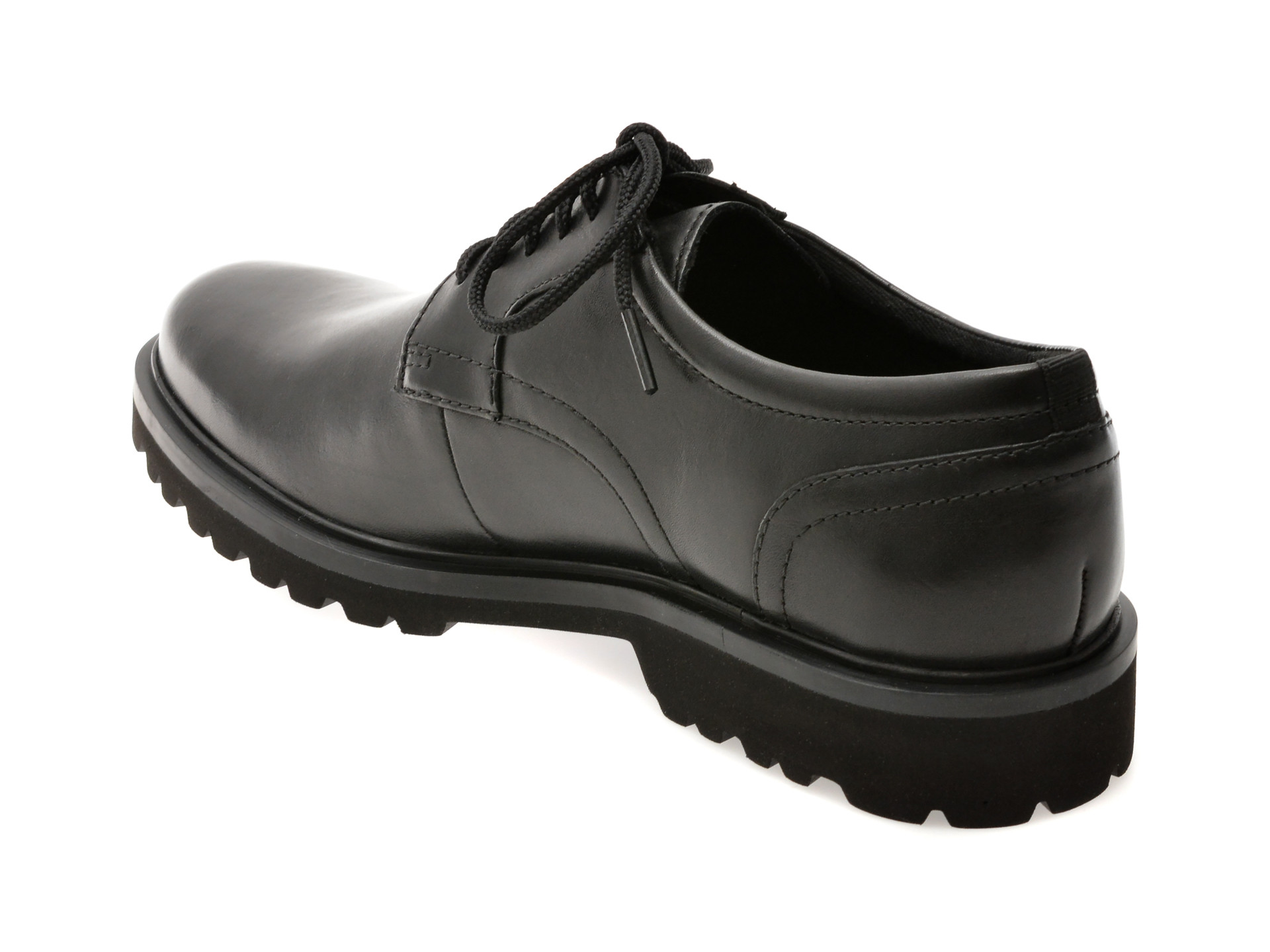 Pantofi CLARKS negri, BERWICK LACE, din piele naturala