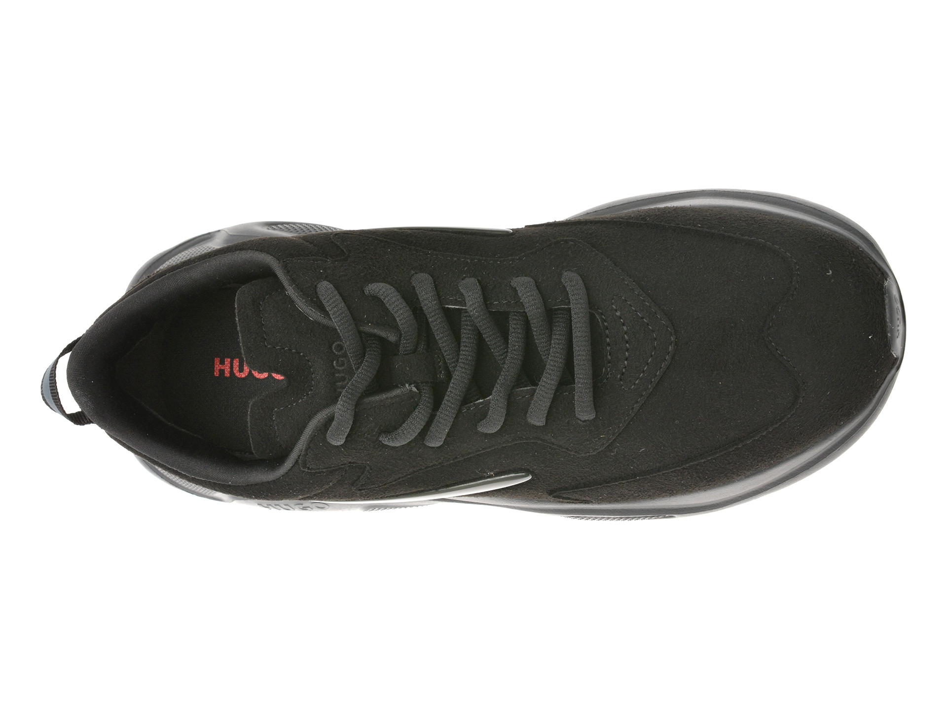 Pantofi sport HUGO negri, 8504, din material textil