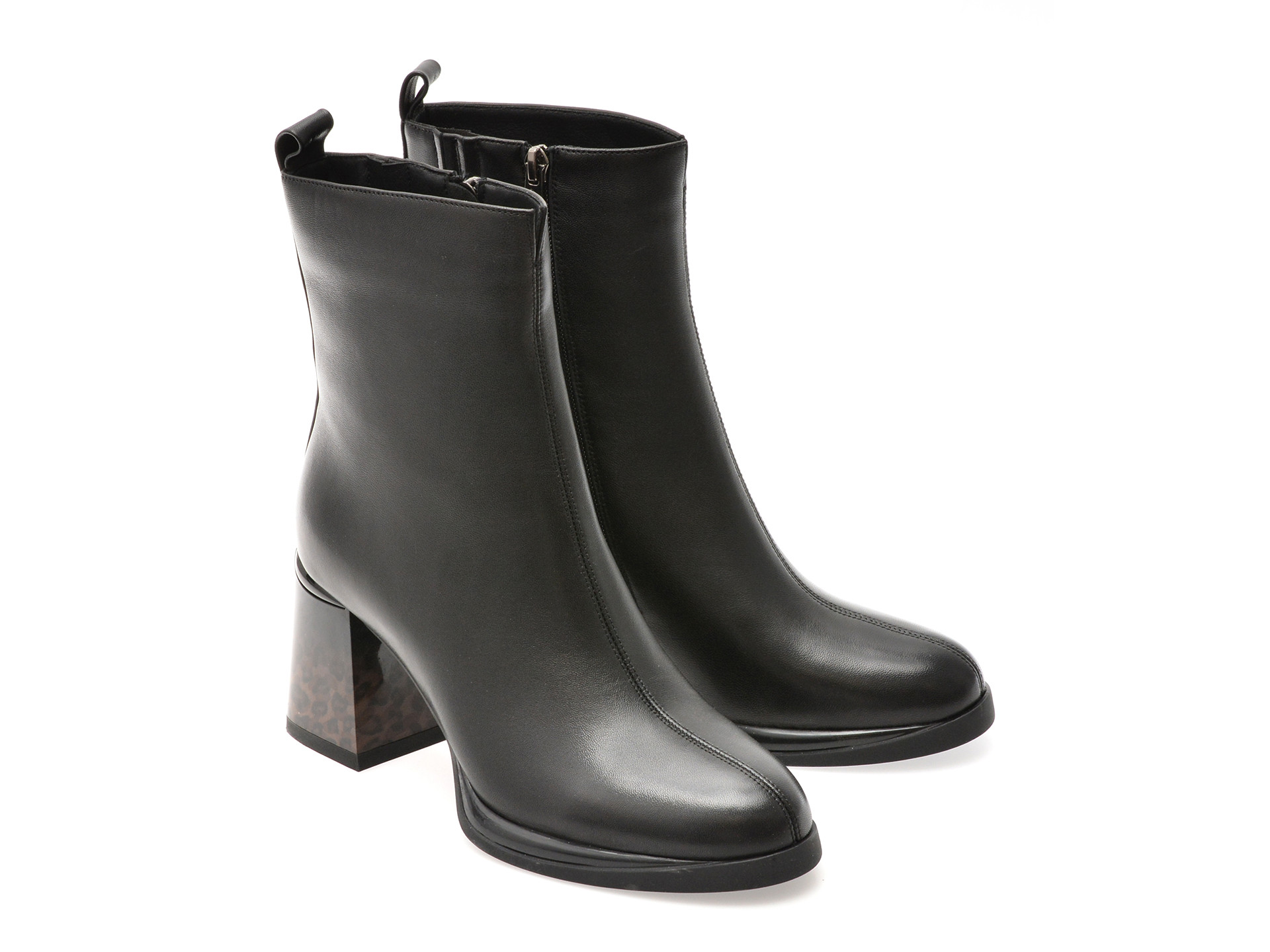 Ghete ALDO negre, 2747, din piele naturala