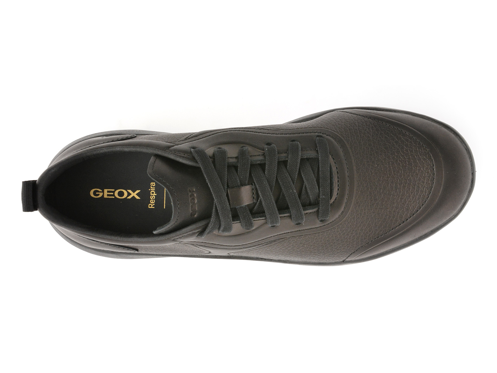 Pantofi sport GEOX negri, U45LFB, din piele naturala