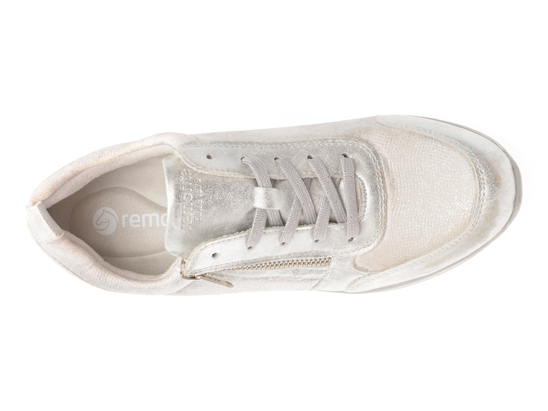 Pantofi sport REMONTE albi, D2401, din material textil